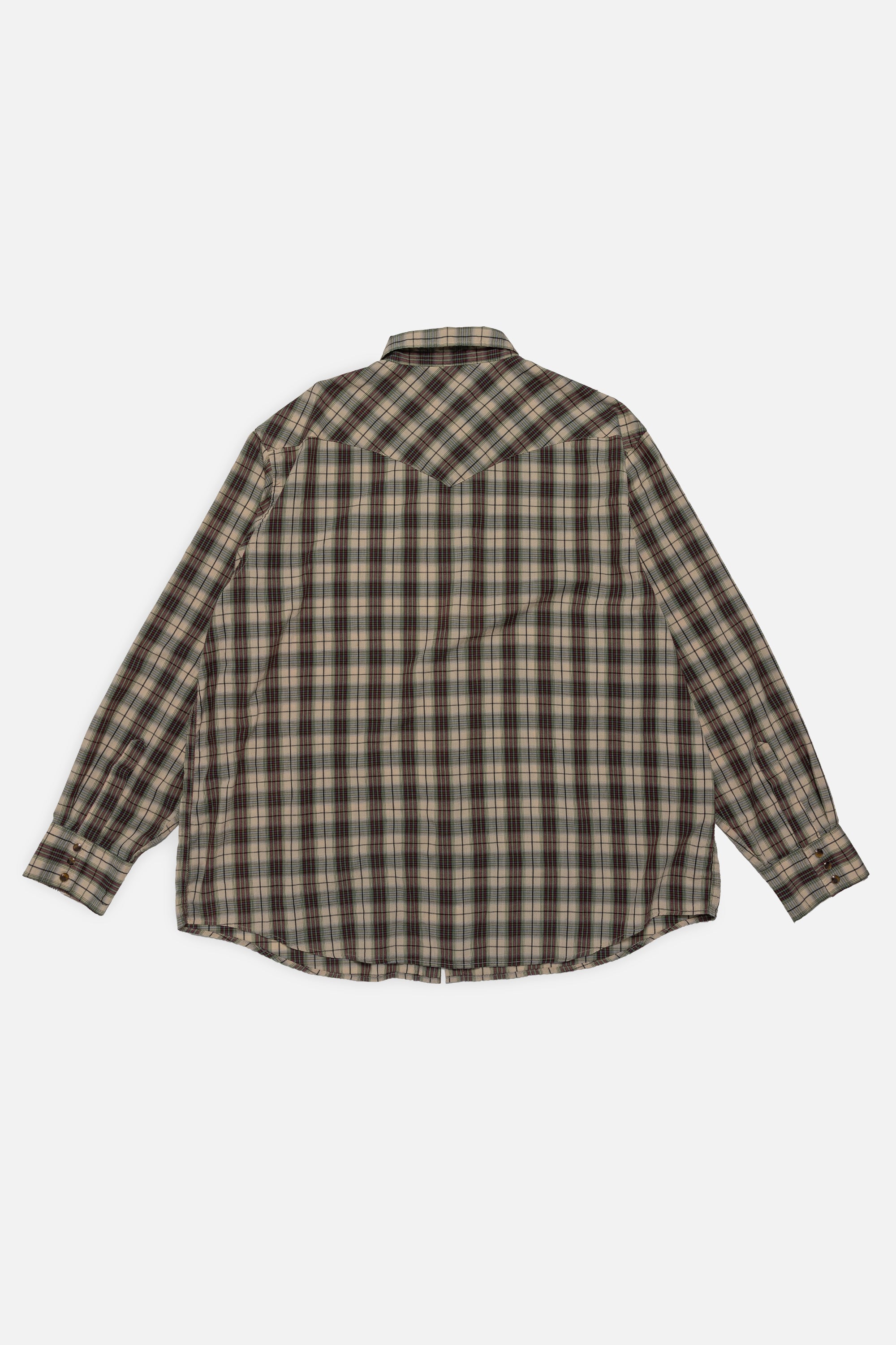 Vintage Plaid Button Down Shirt