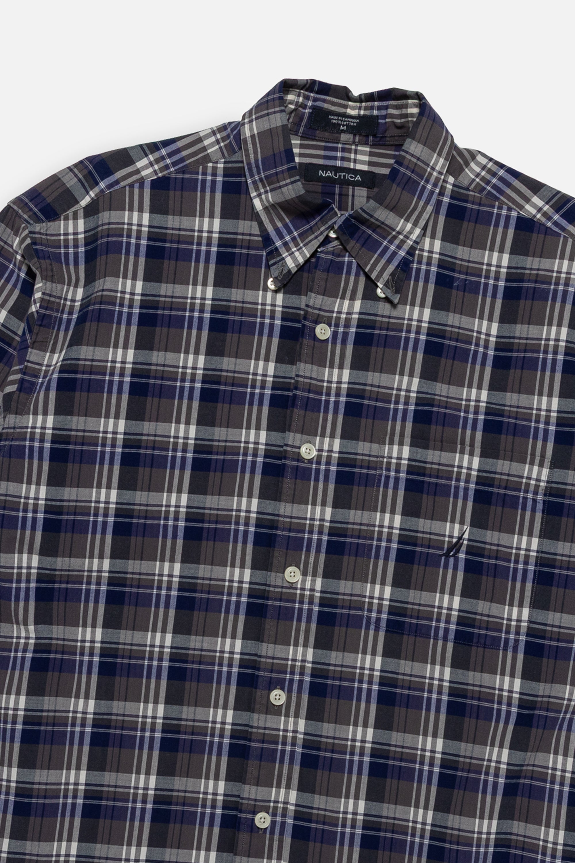 Vintage Plaid Button Down Shirt