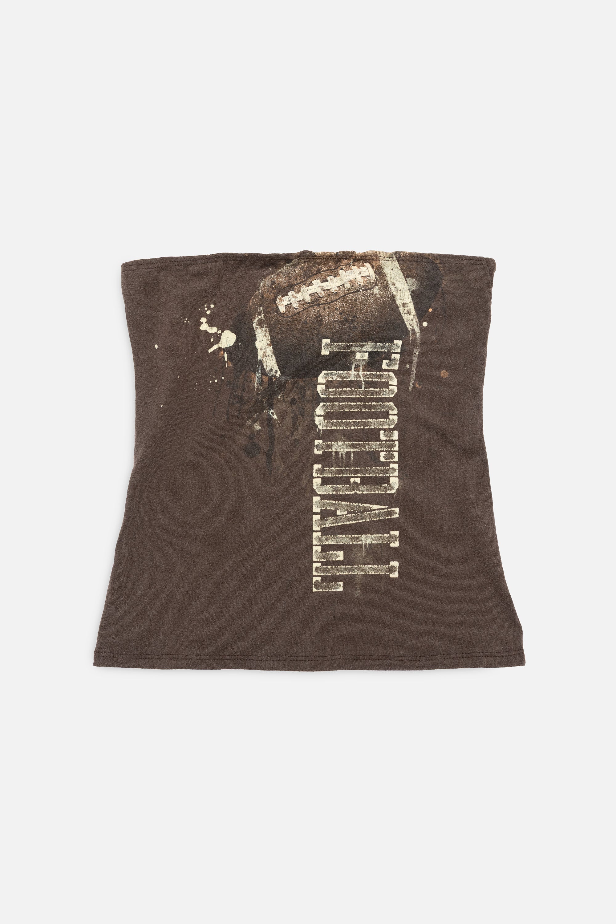 Rework Football Tube Top