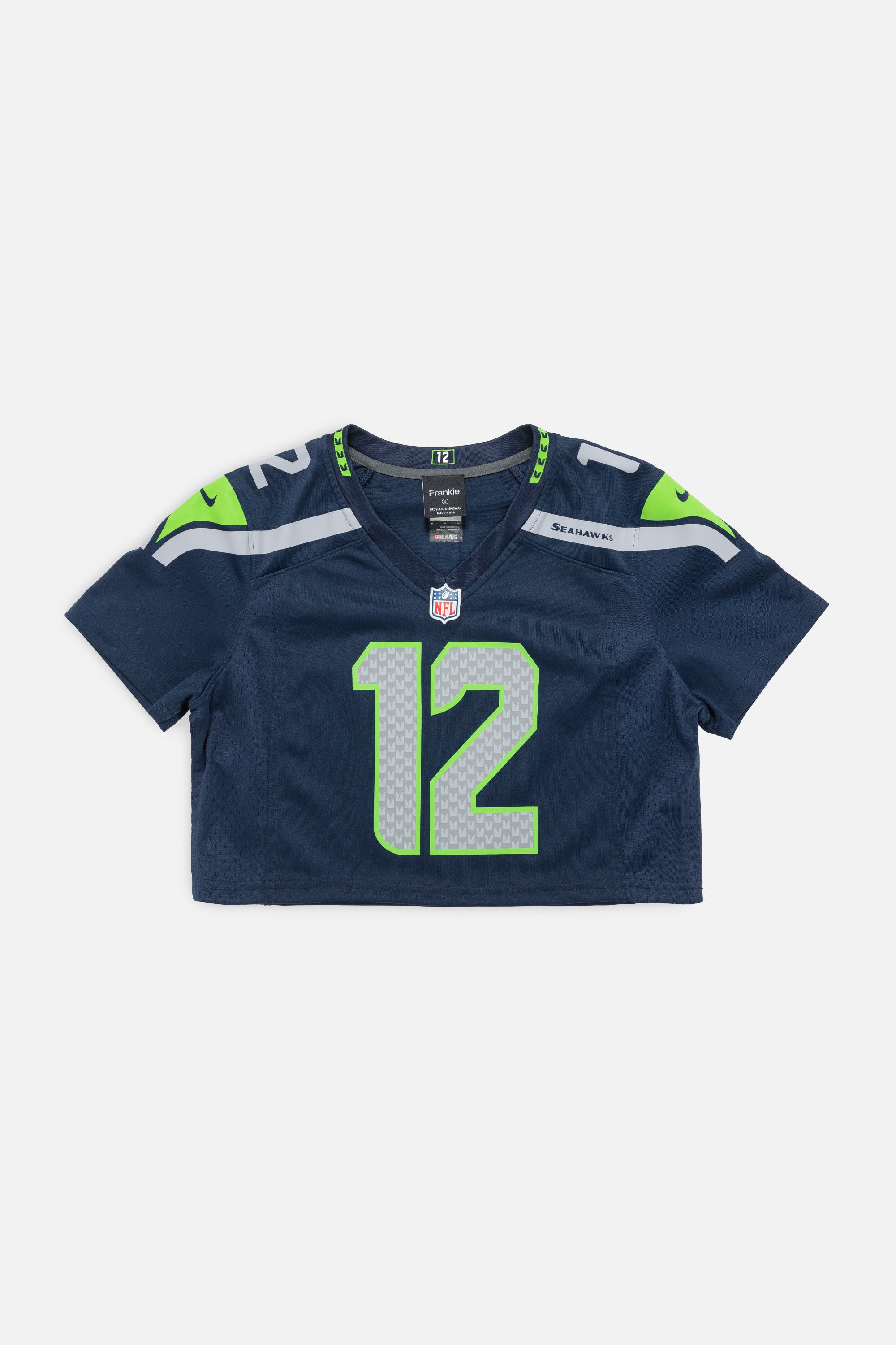 Rework Seattle Seahawks Crop Jersey