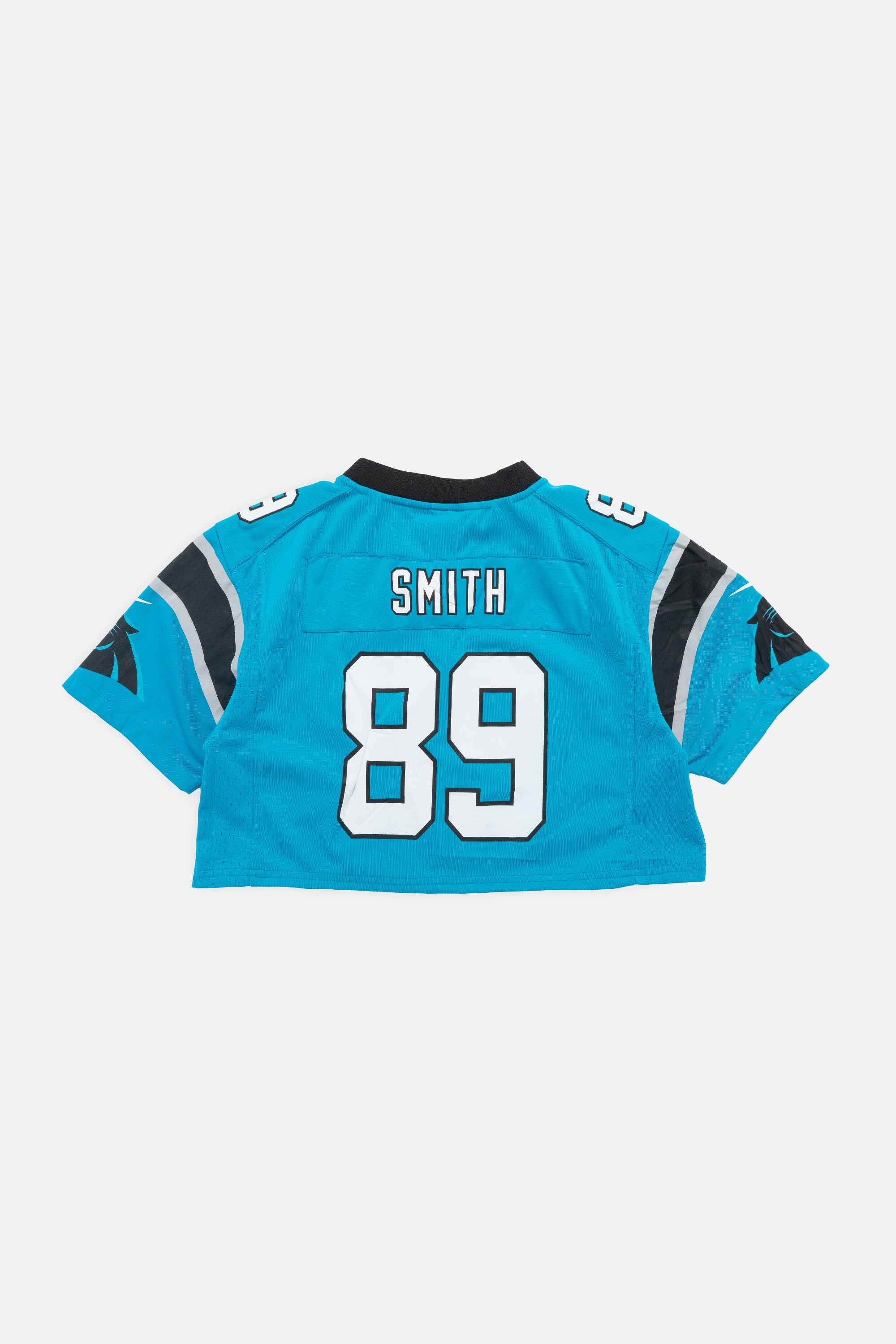 Rework Carolina Panthers Crop Jersey