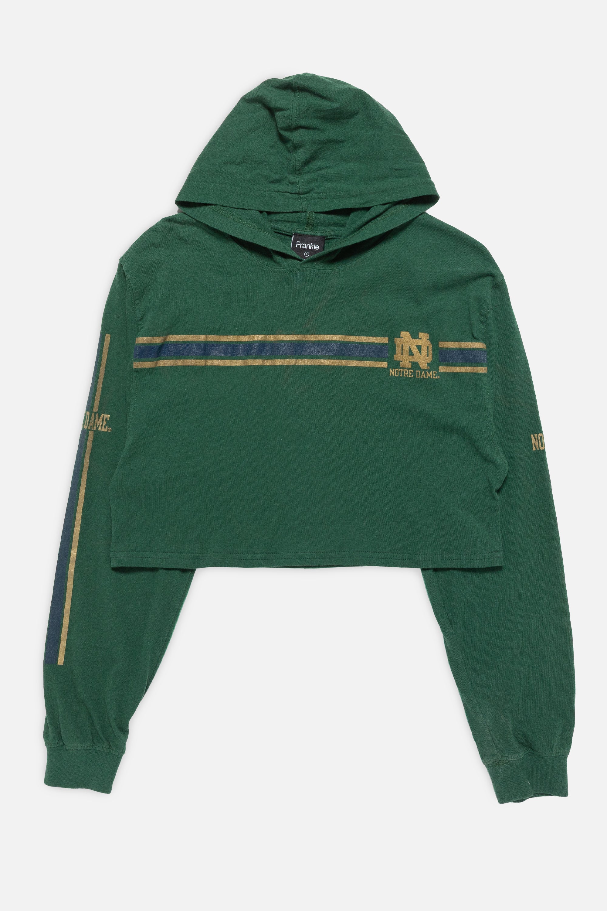 Rework Notre Dame Crop Sweatshirt
