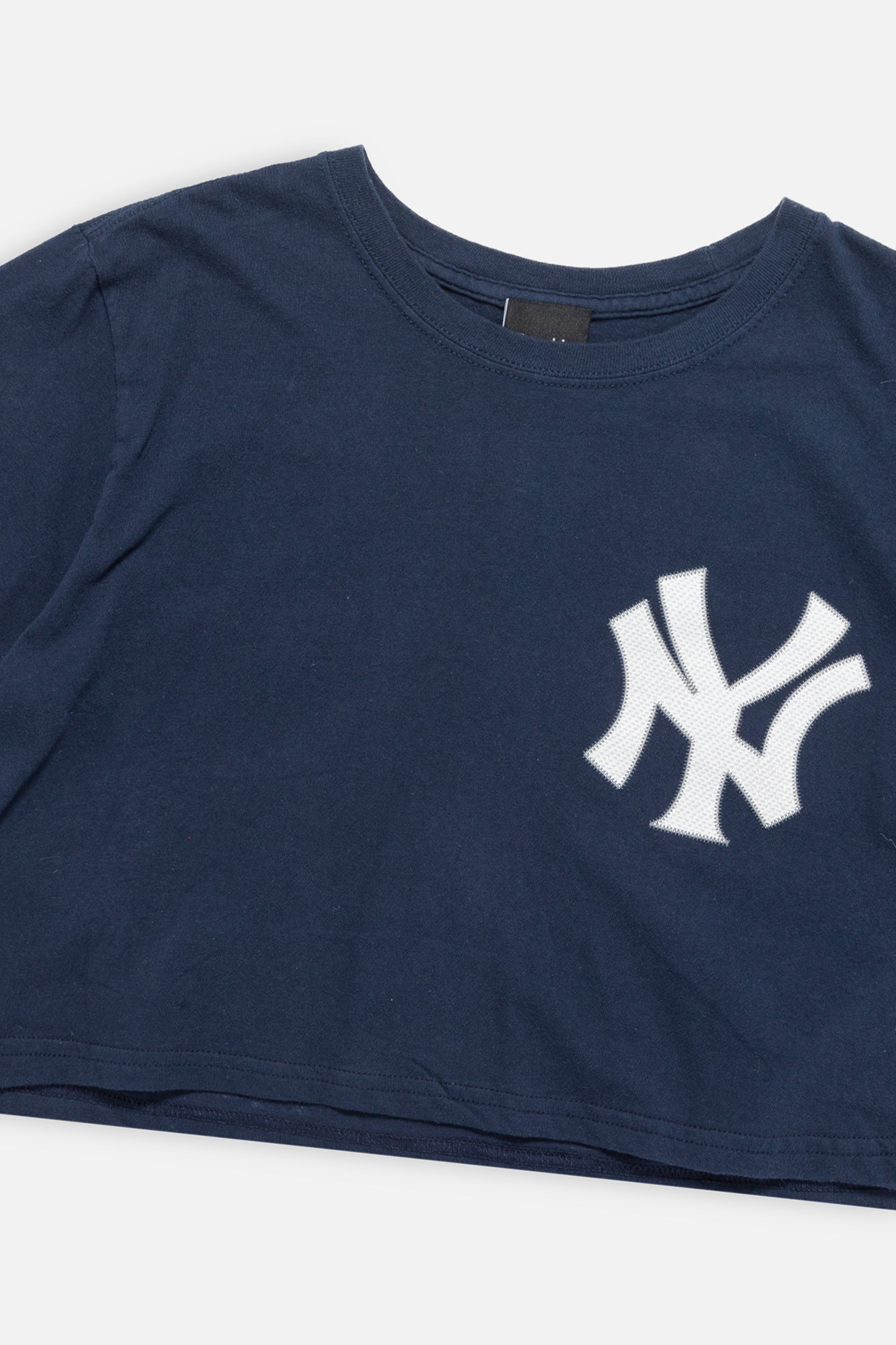 Rework New York Yankees Crop Tee