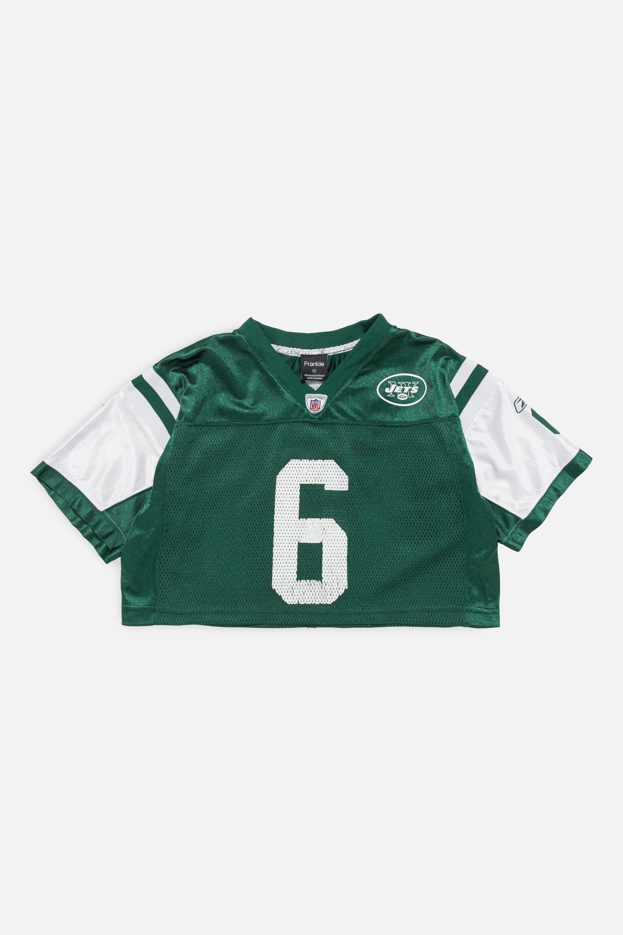 Rework New York Jets Crop Jersey