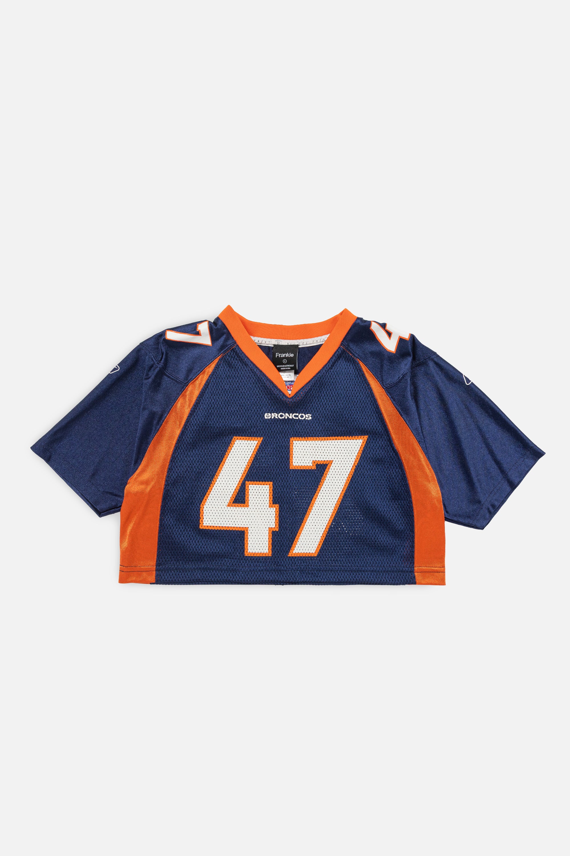 Rework Denver Broncos Crop Jersey