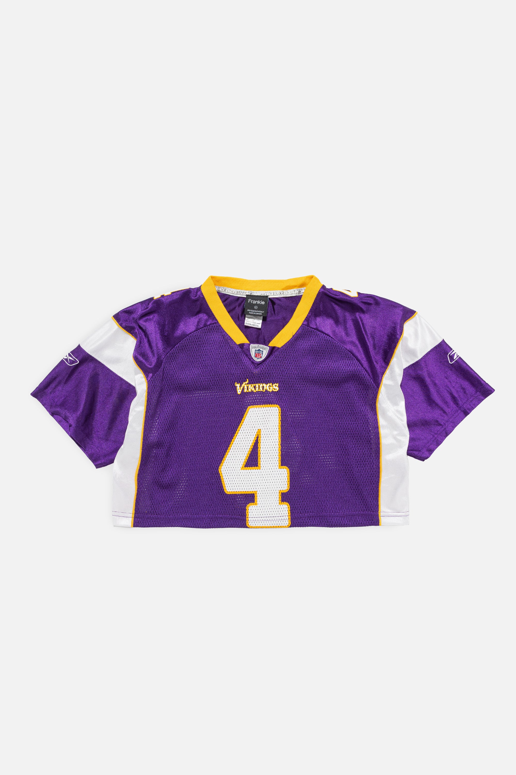 Rework Minnesota Vikings Crop Jersey