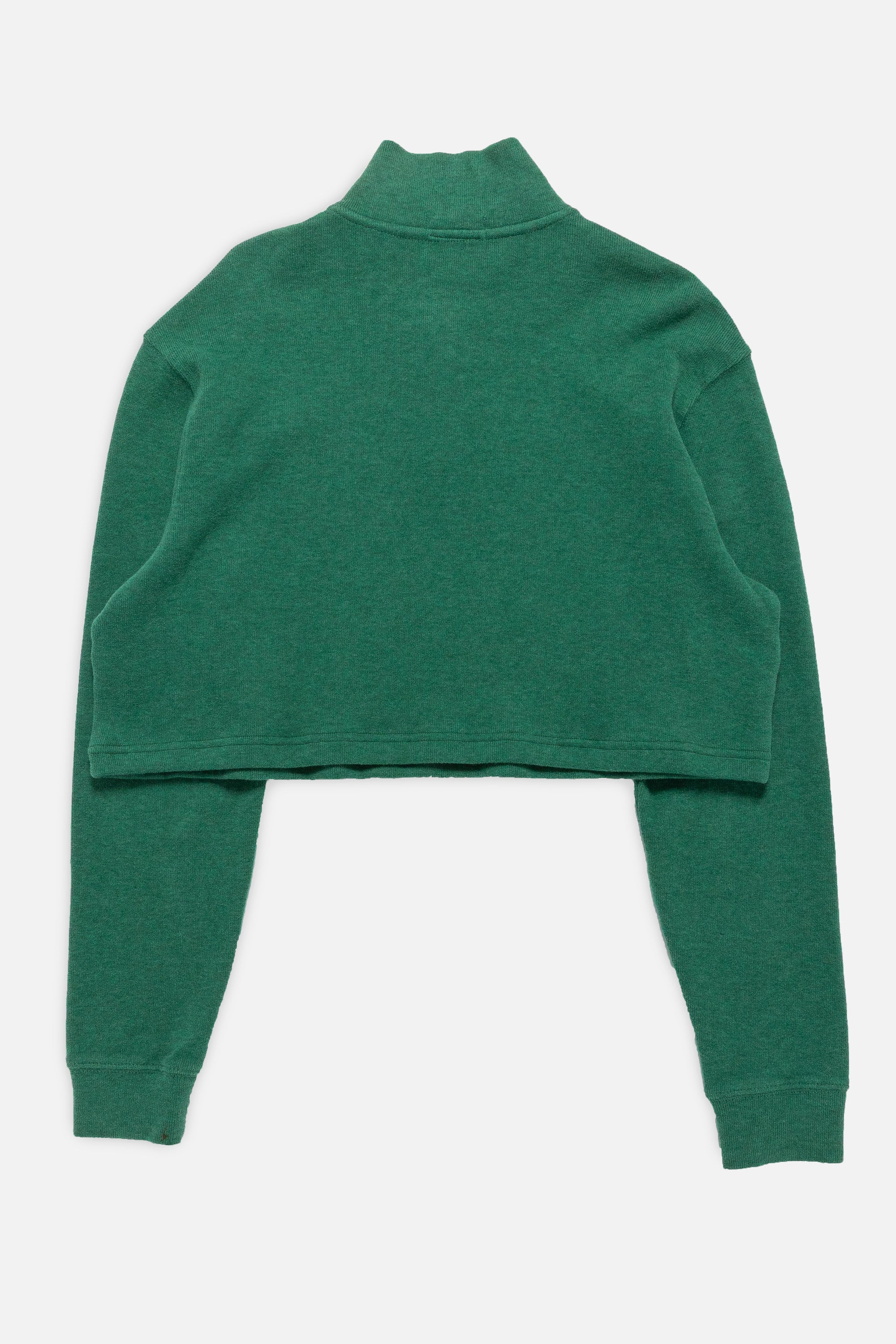 Rework Polo Crop Knit Sweater