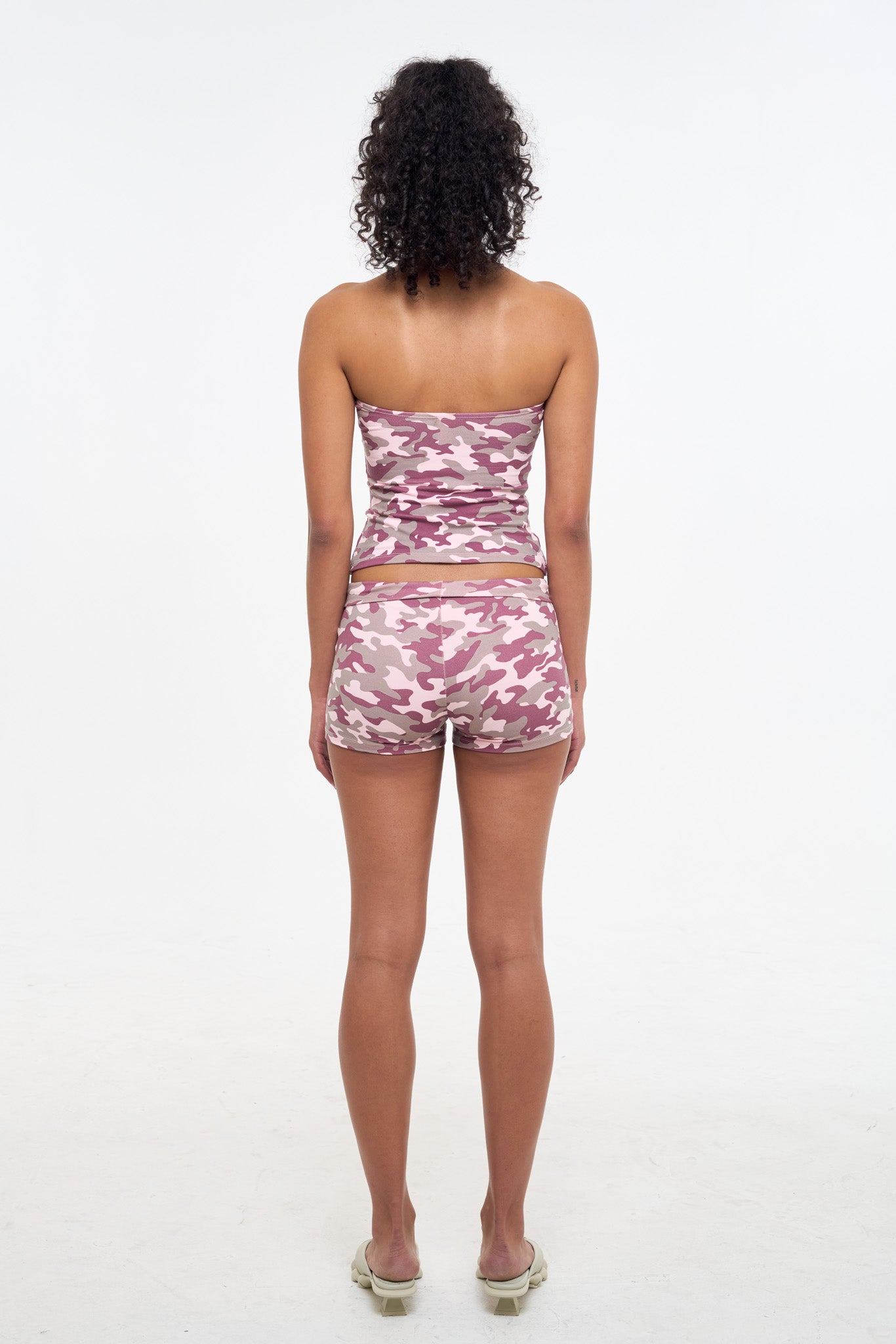 Camo Tube Top - Pink-TOPS-Frankie-Frankie Collective