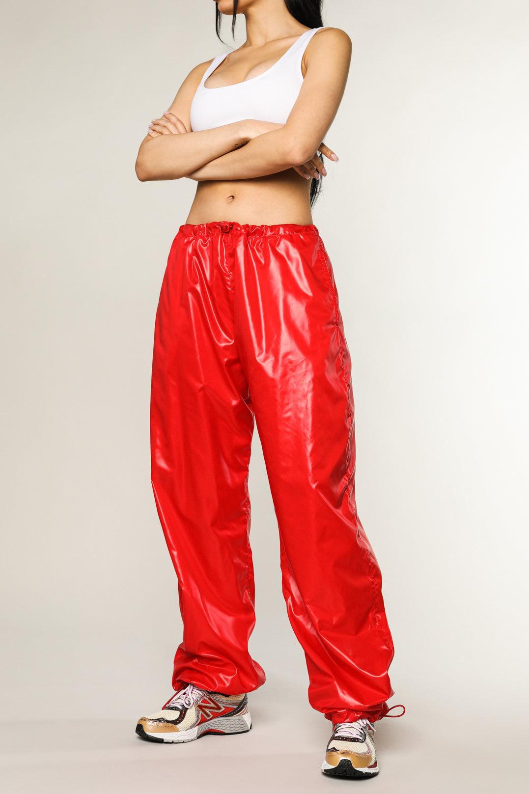 Deadstock Red Magma Pant - XS, S, M, L, XL, 2XL-BOTTOMS-Frankie-XS-Frankie Collective Rare Vintage Streetwear Reworks