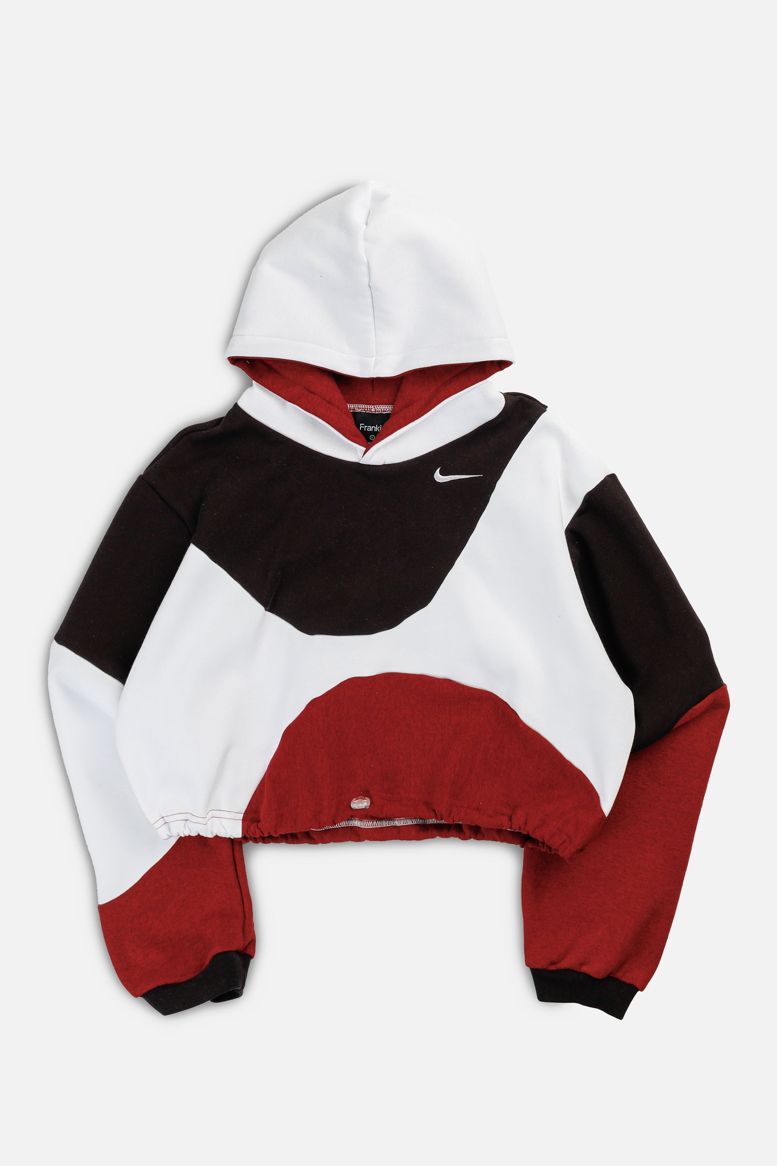 Rework Nike Wave Crop Sweatshirt - L-SWEATERS-Nike-L-Frankie Collective Rare Vintage Streetwear Reworks