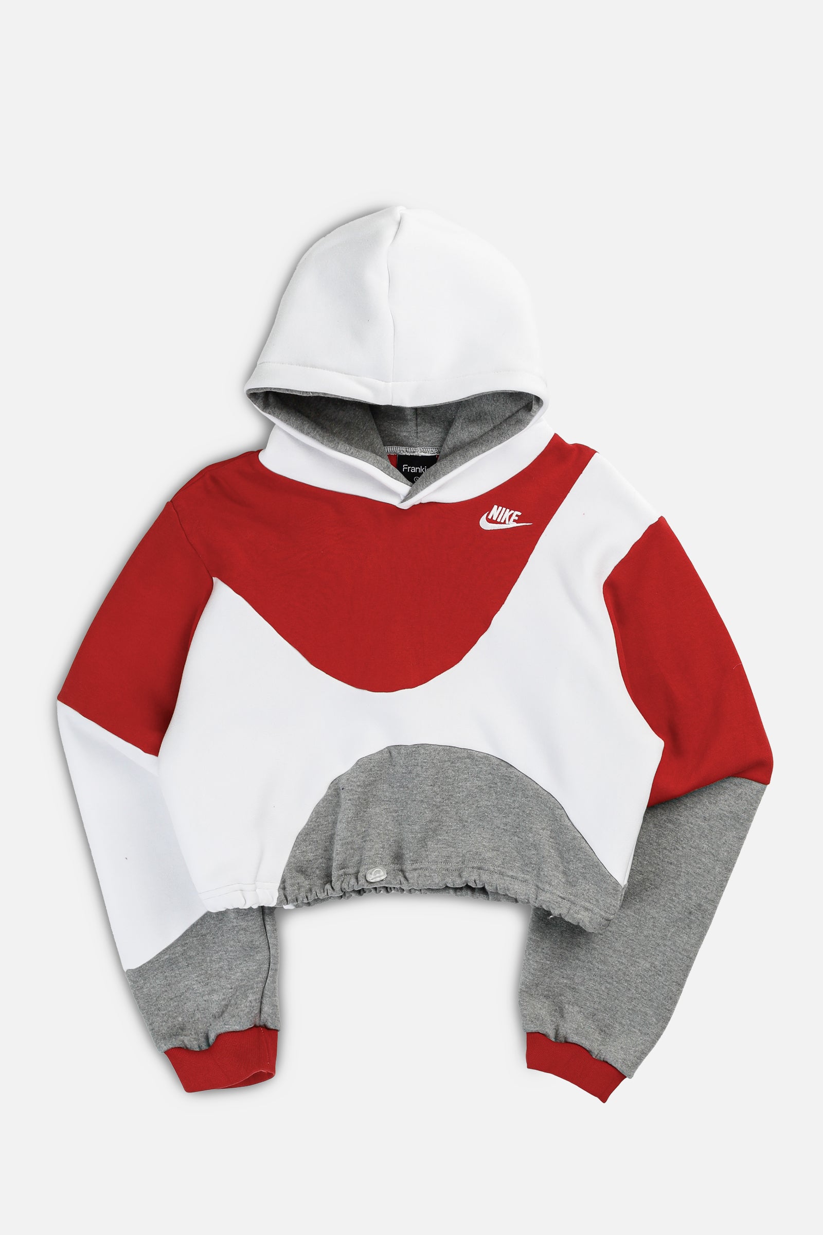 Rework Nike Wave Crop Sweatshirt - S-SWEATERS-Nike-S-Frankie Collective Rare Vintage Streetwear Reworks