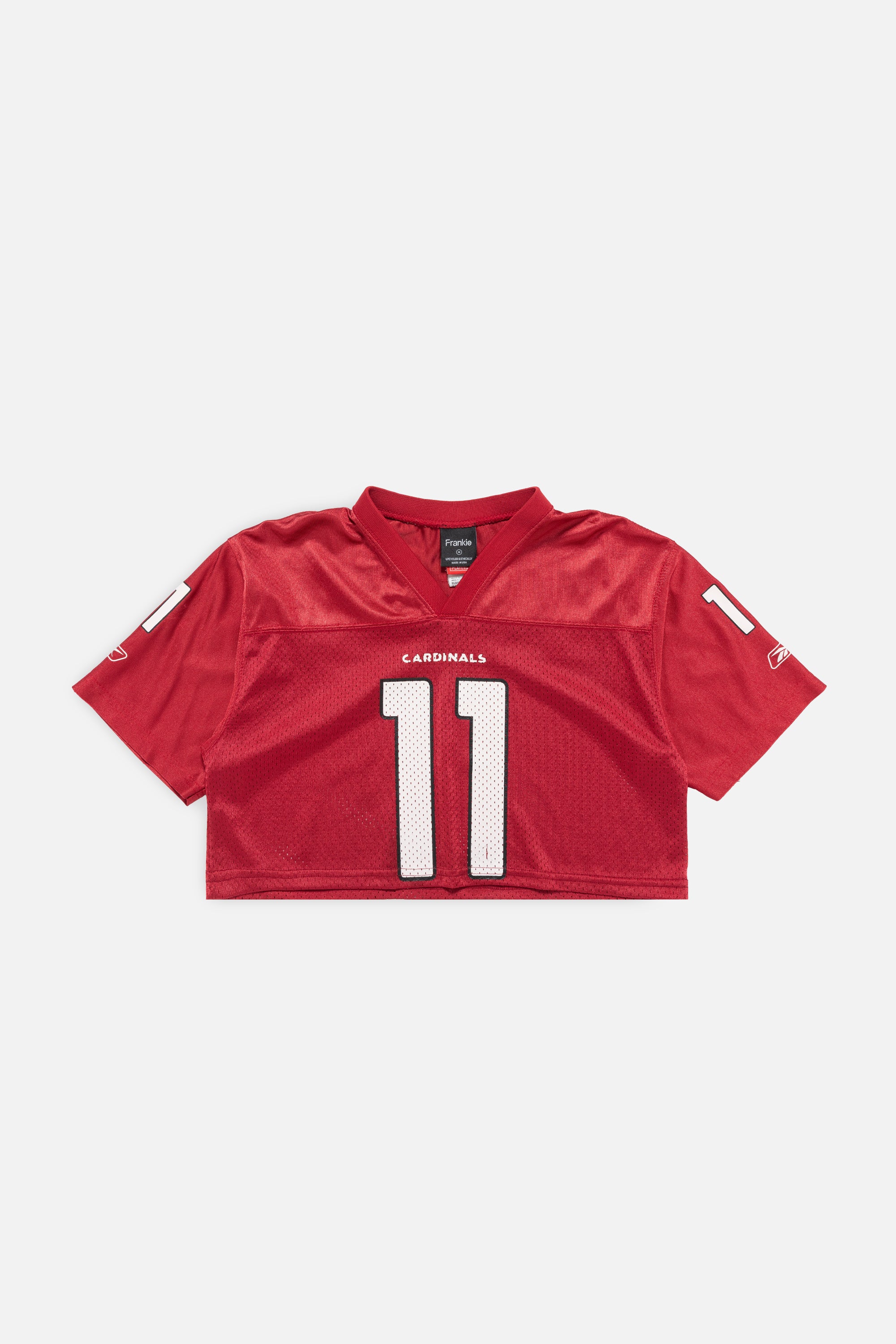 Rework Arizona Cardinals Crop Jersey-NFL-Frankie Collective-Rework-Vintage-Streetwear
