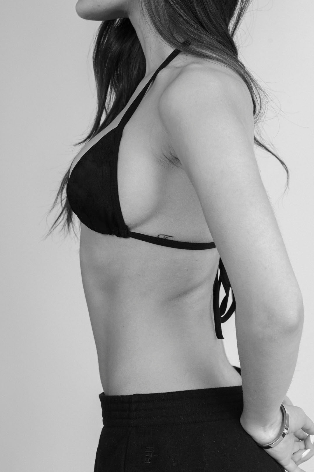 Rework Adidas Triangle Top - L-BRA TOPS-Adidas-L-Frankie Collective Rare Vintage Streetwear Reworks