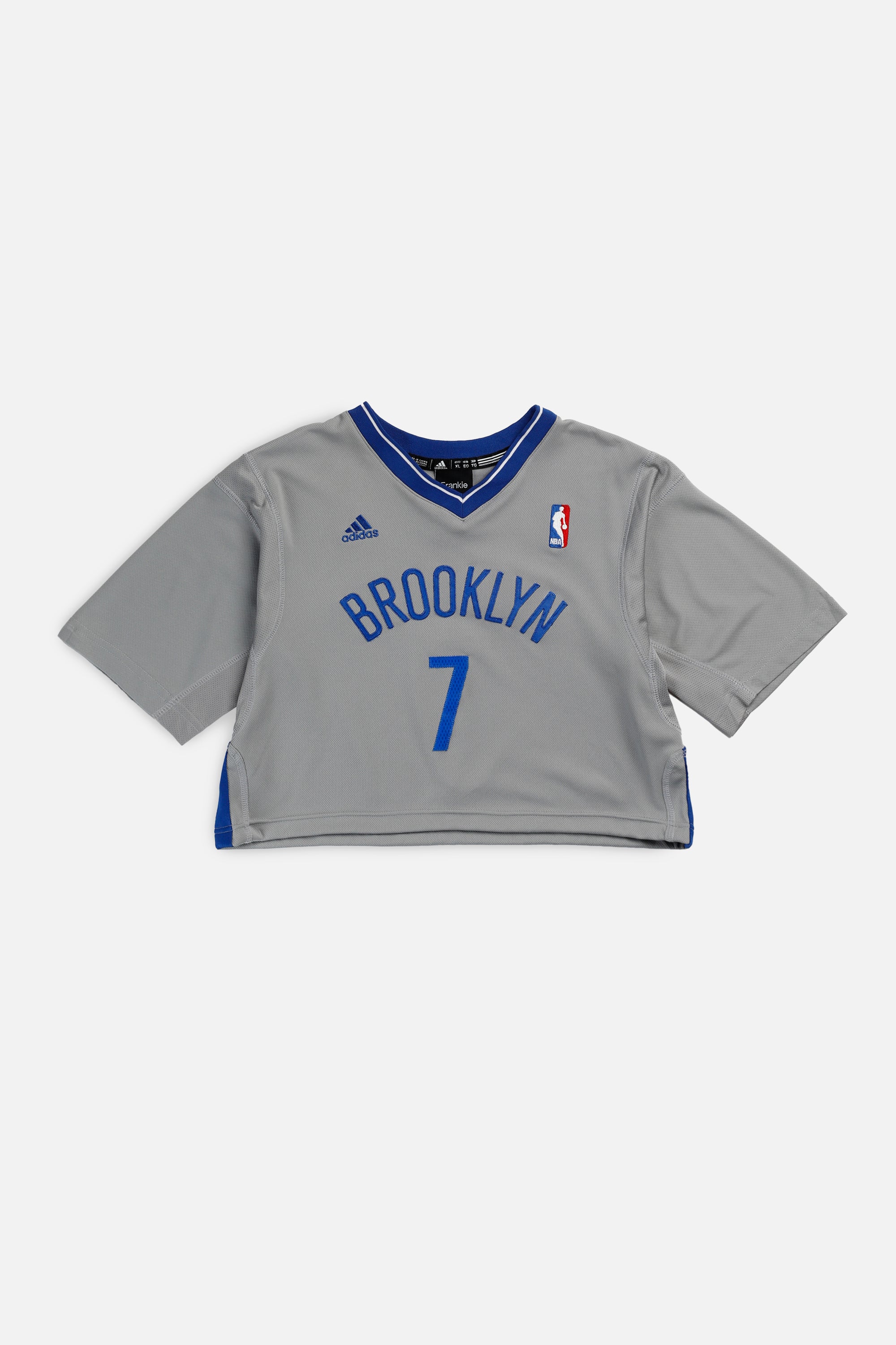 Rework Brooklyn Nets NBA Crop Jersey - S-JERSEYS-NBA-S-Frankie Collective Rare Vintage Streetwear Reworks