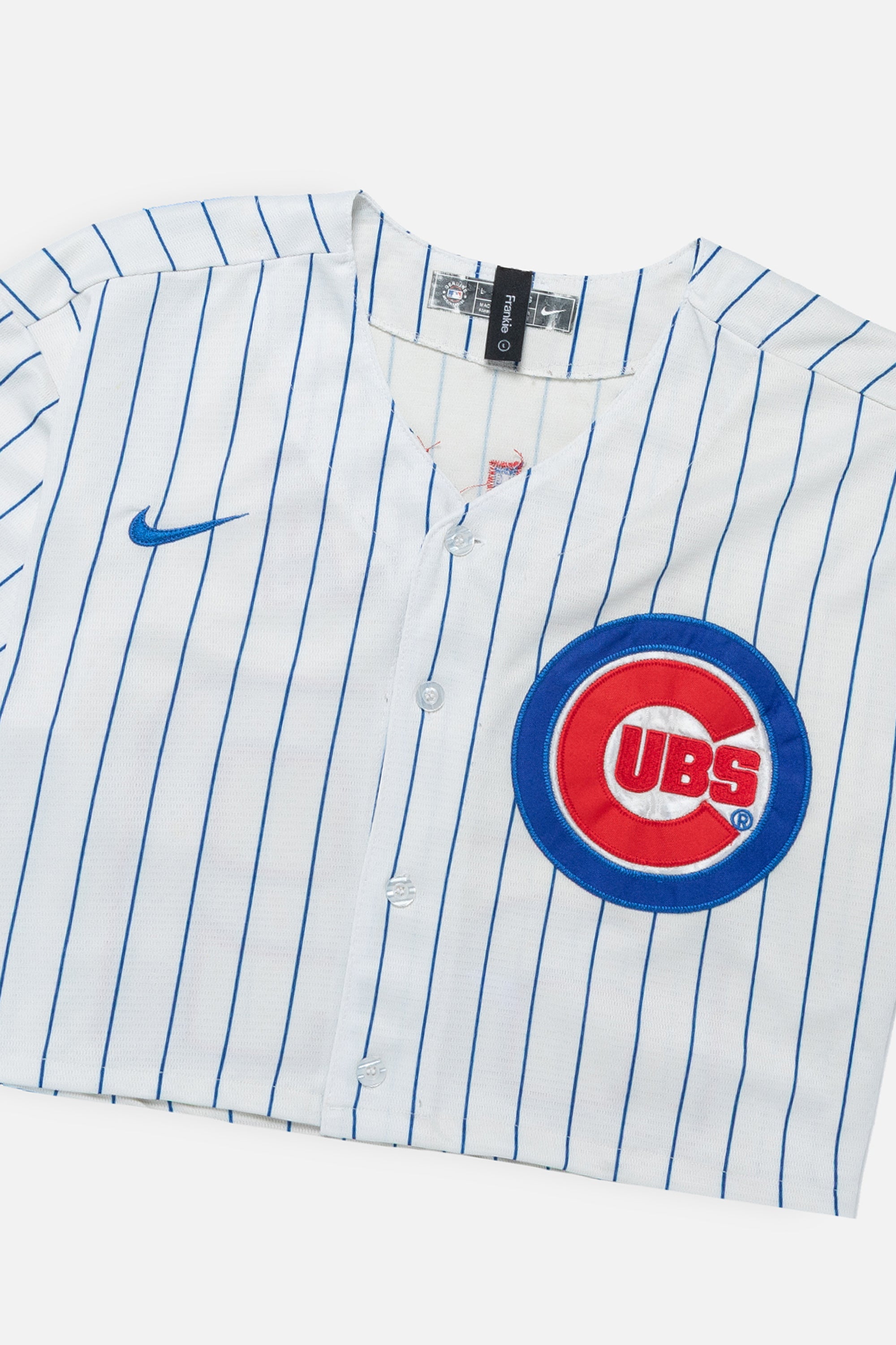 Rework Chicago Cubs Crop Jersey - L-JERSEYS-MLB-Frankie Collective