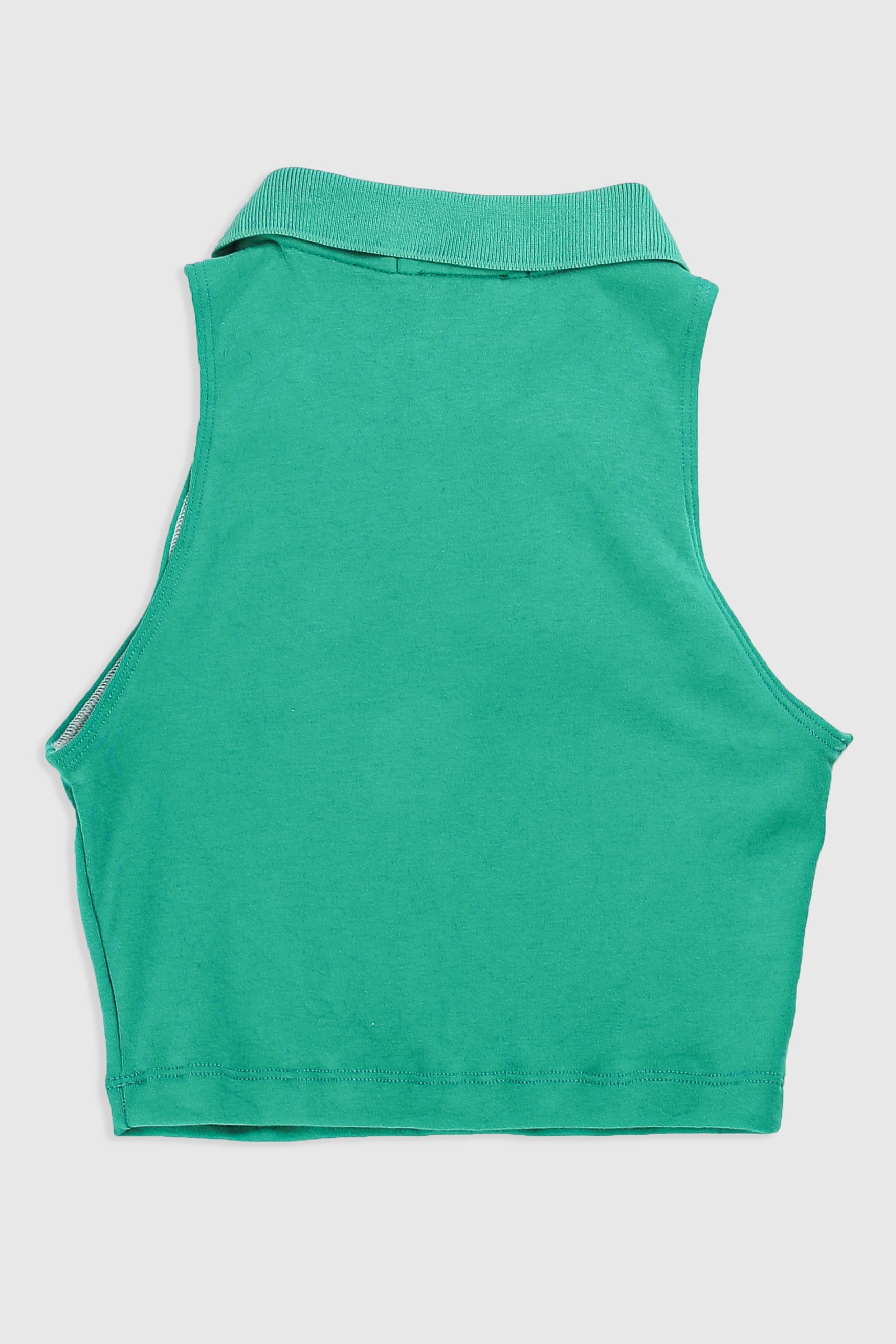 Rework Collared Tank - S-TOPS-vendor-unknown-Frankie Collective Rare Vintage Streetwear Reworks