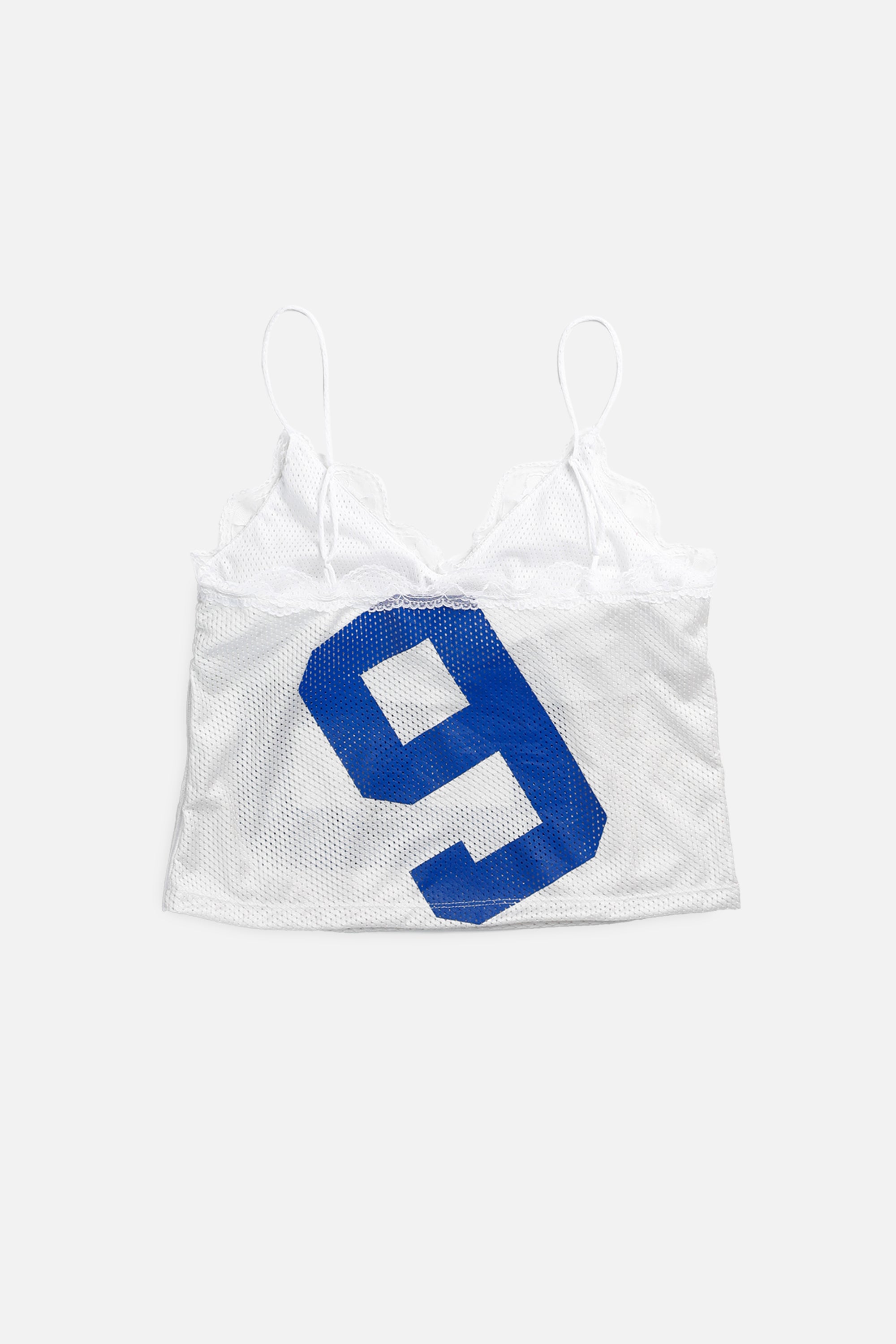 Rework NFL Lace Tank - M-TOPS-NFL-M-Frankie Collective Rare Vintage Streetwear Reworks