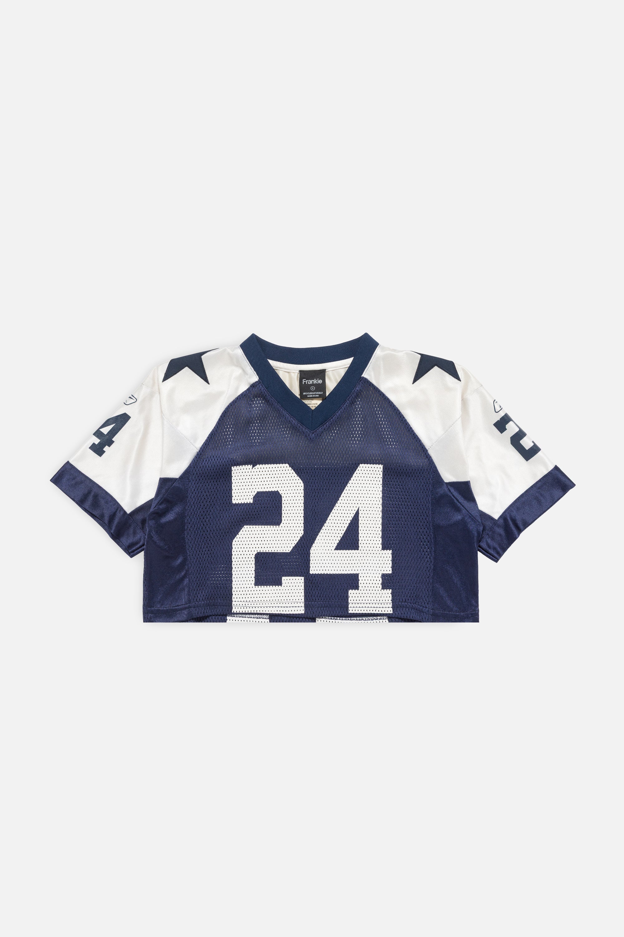 Rework Dallas Cowboys Crop Jersey-NFL-Frankie Collective-Rework-Vintage-Streetwear
