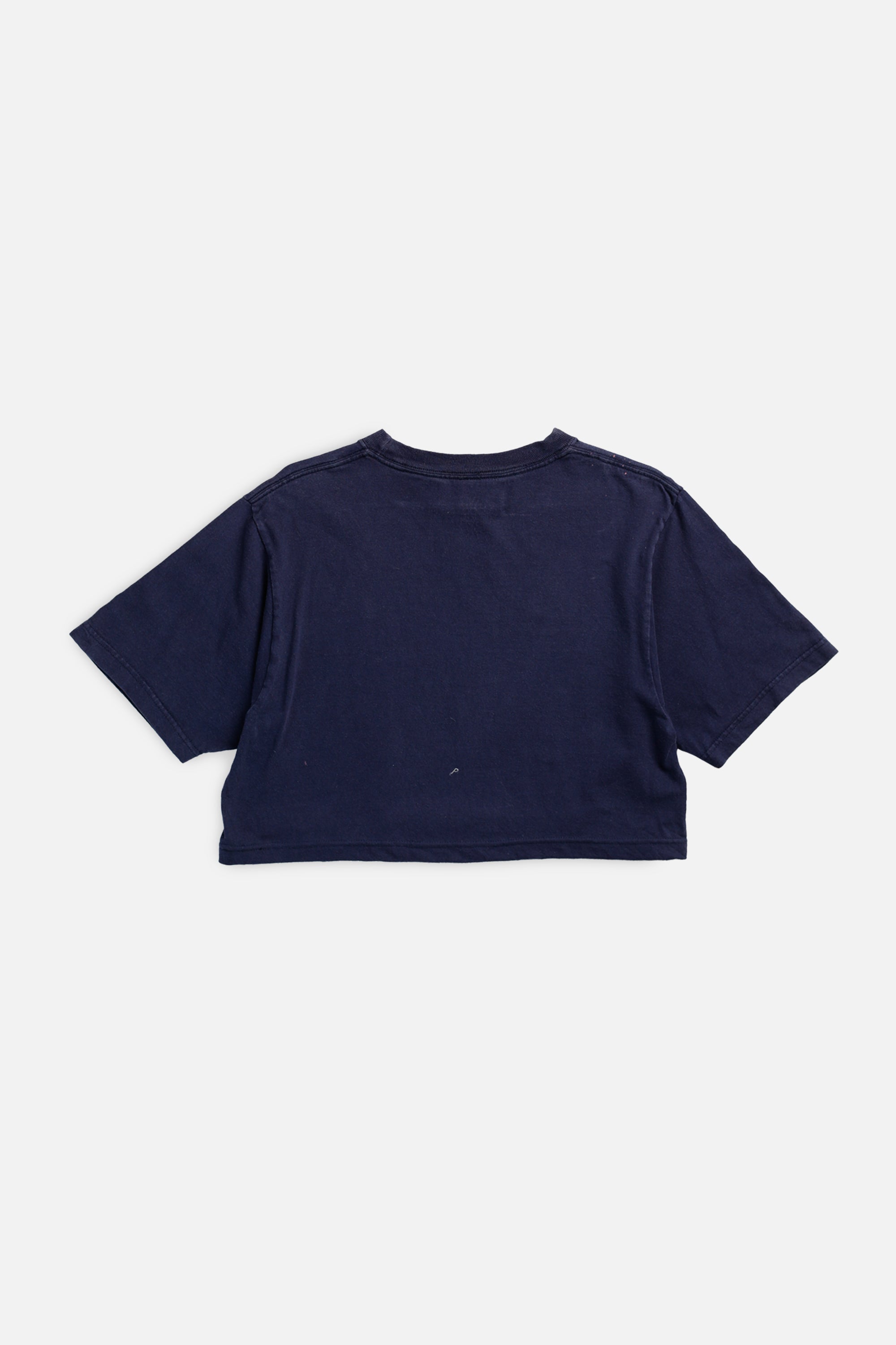 Rework Dallas Mavericks NBA Crop Tee - S-TOPS-NBA-S-Frankie Collective Rare Vintage Streetwear Reworks