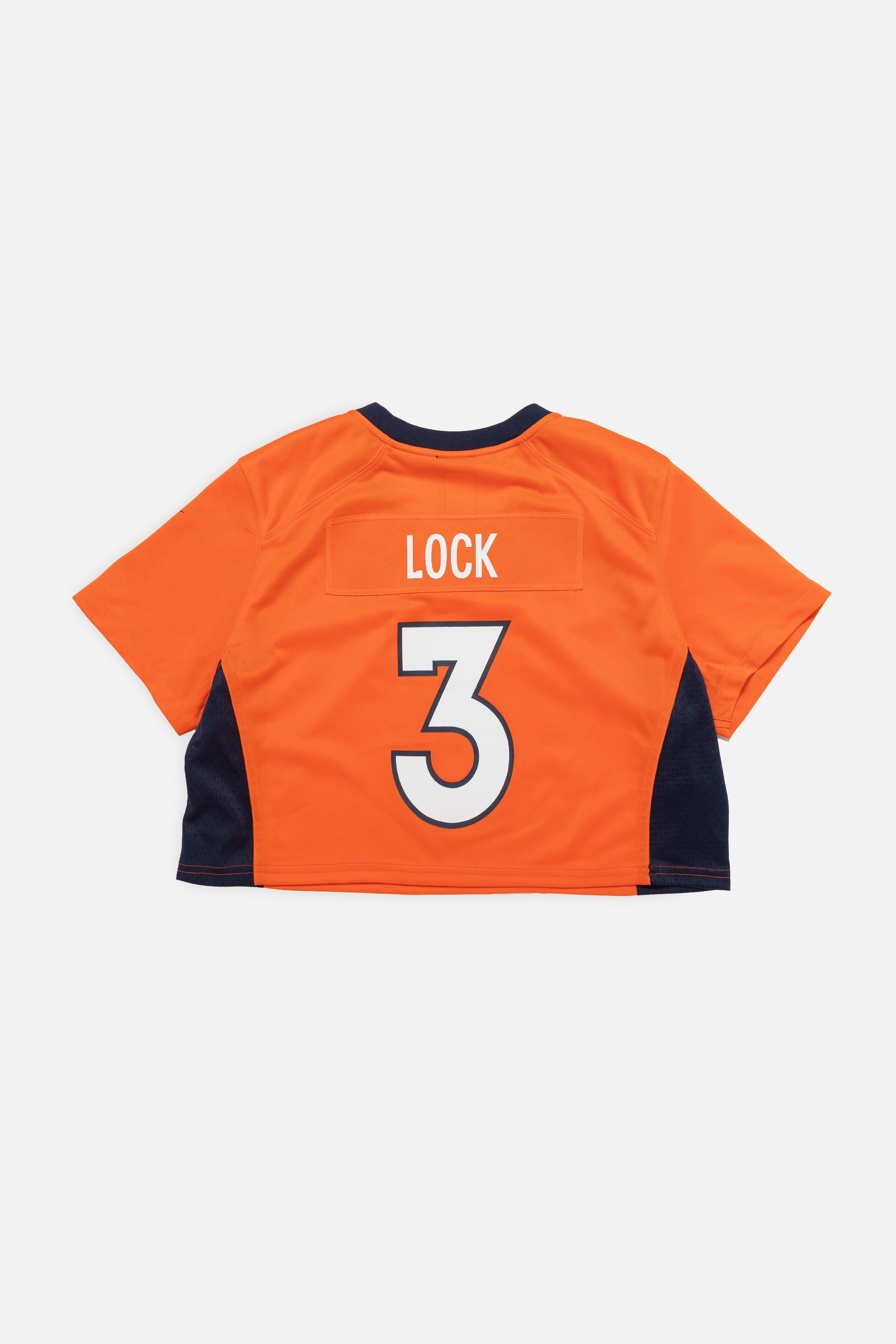 Rework Denver Broncos Crop Jersey-NFL-Frankie Collective-Rework-Vintage-Streetwear