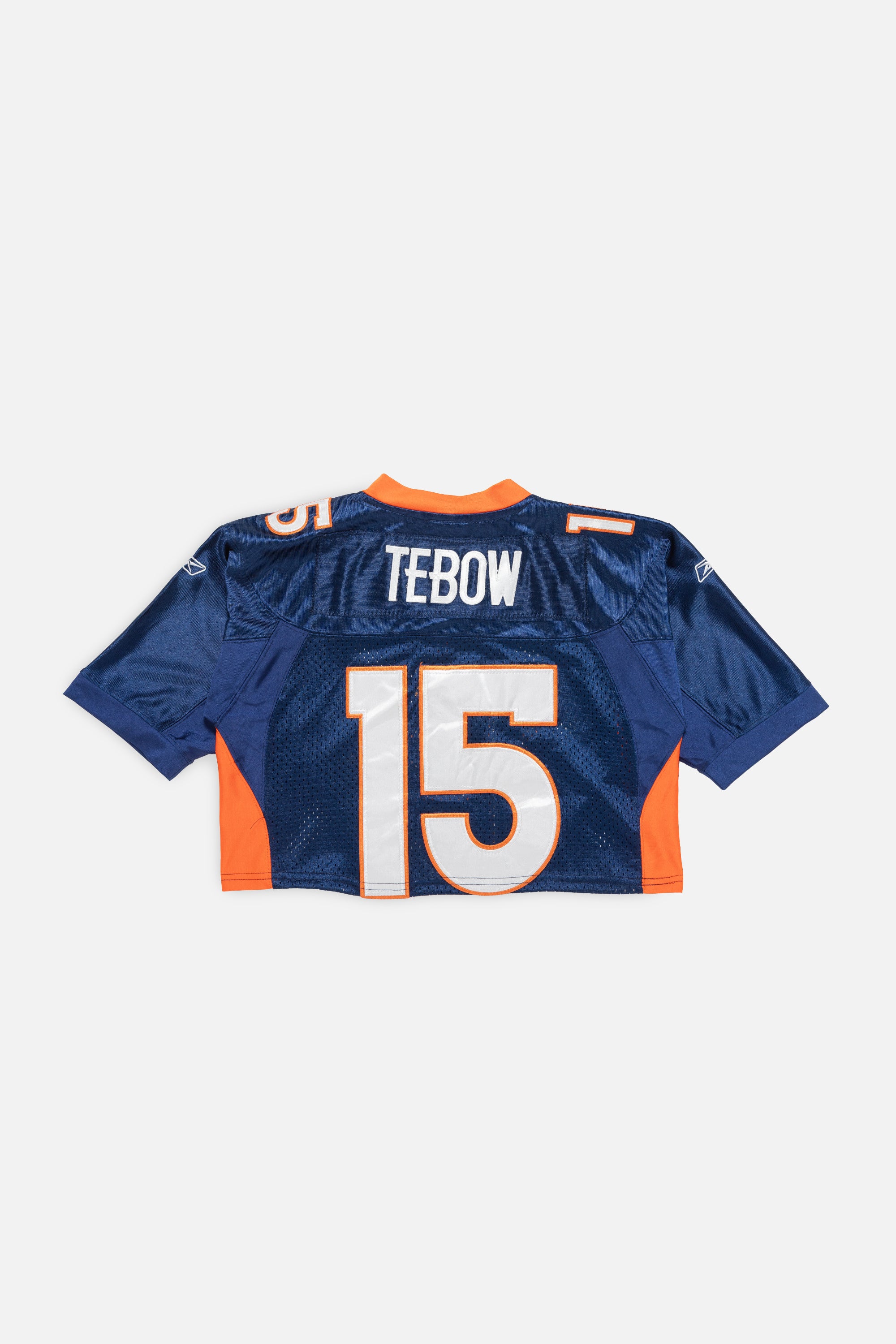 Rework Denver Broncos Crop Jersey-NFL-Frankie Collective-Rework-Vintage-Streetwear