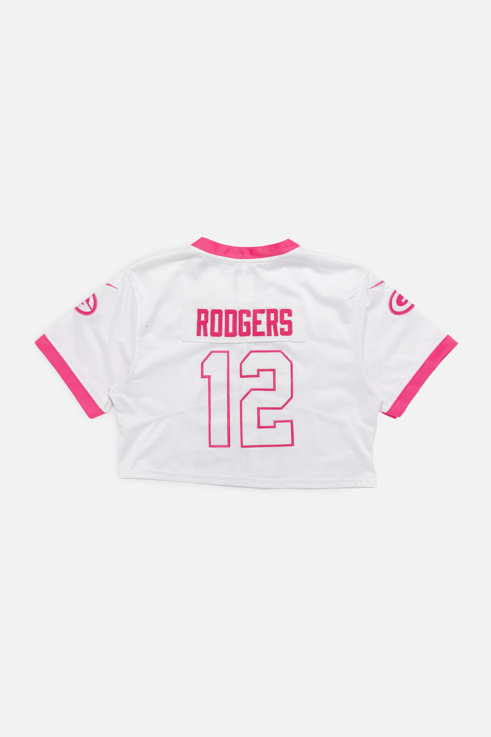 Rework Green Bay Packers Crop Jersey-NFL-Frankie Collective-Rework-Vintage-Streetwear