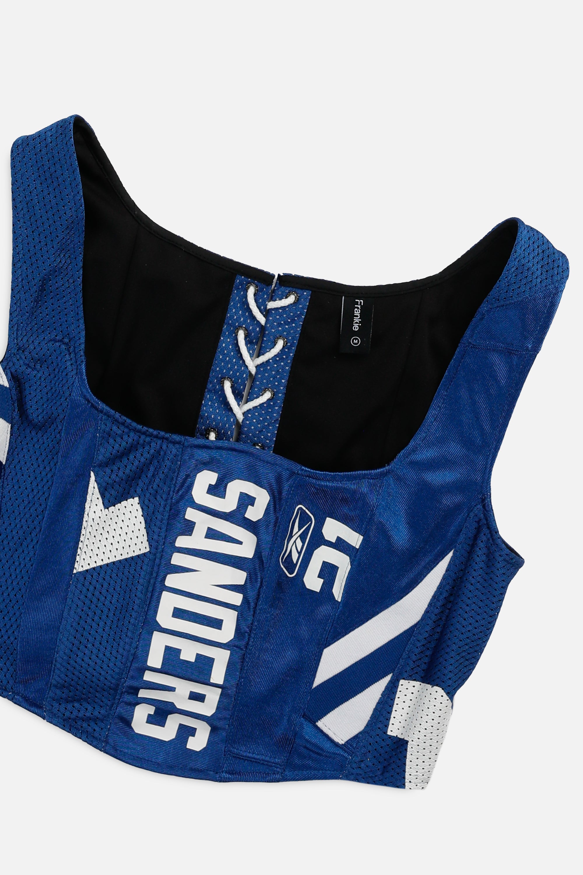 Rework Indianapolis Colts NFL Corset - M-TOPS-NFL-M-Frankie Collective Rare Vintage Streetwear Reworks