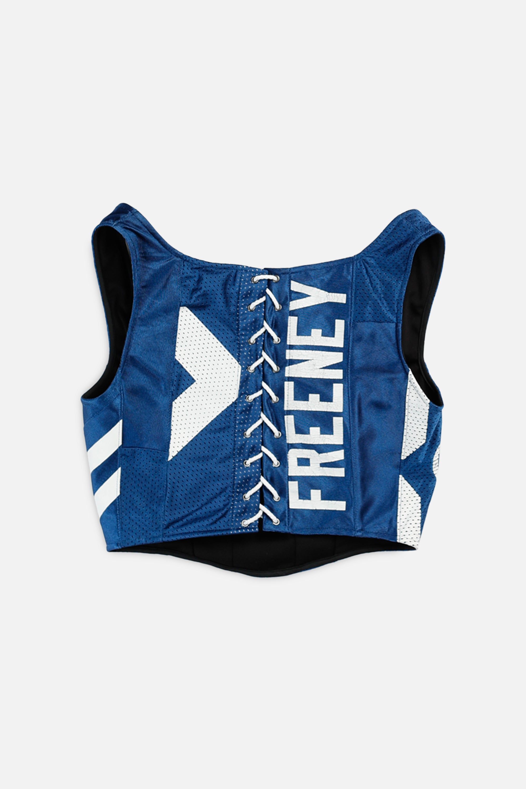 Rework Indianapolis Colts NFL Corset - S-TOPS-NFL-S-Frankie Collective Rare Vintage Streetwear Reworks