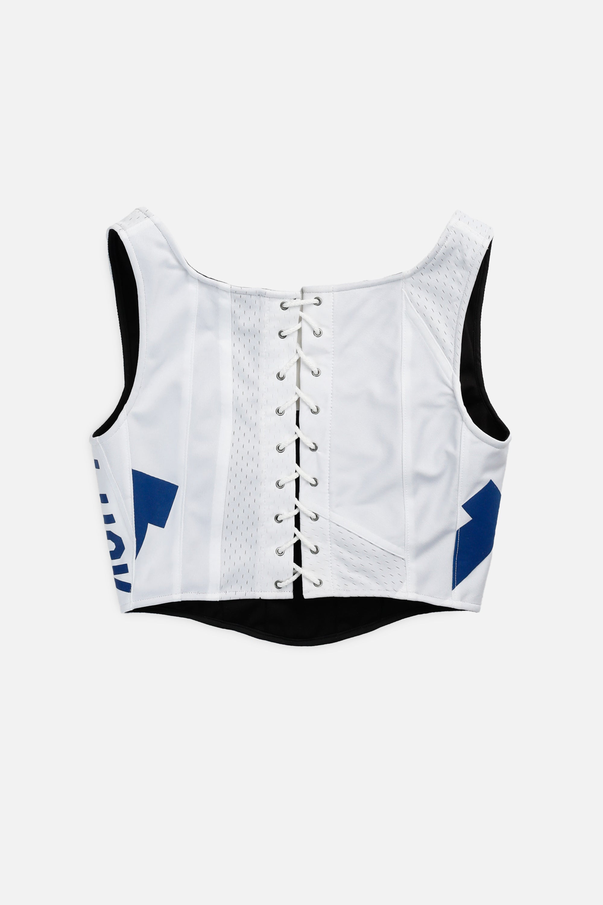 Rework Indianapolis Colts NFL Corset - S-TOPS-NFL-S-Frankie Collective Rare Vintage Streetwear Reworks