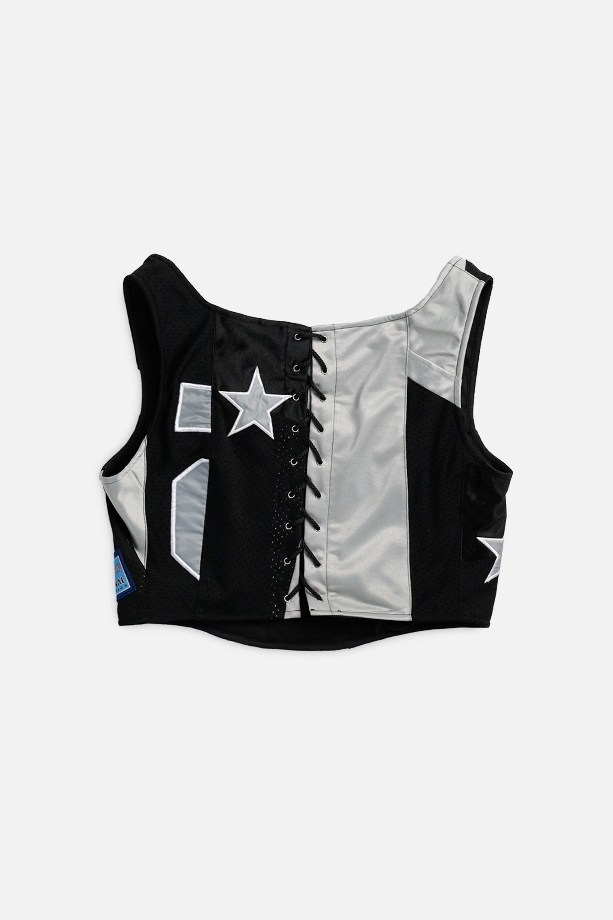 Rework Jersey Corset - XL-TOPS-vendor-unknown-XL-Frankie Collective Rare Vintage Streetwear Reworks