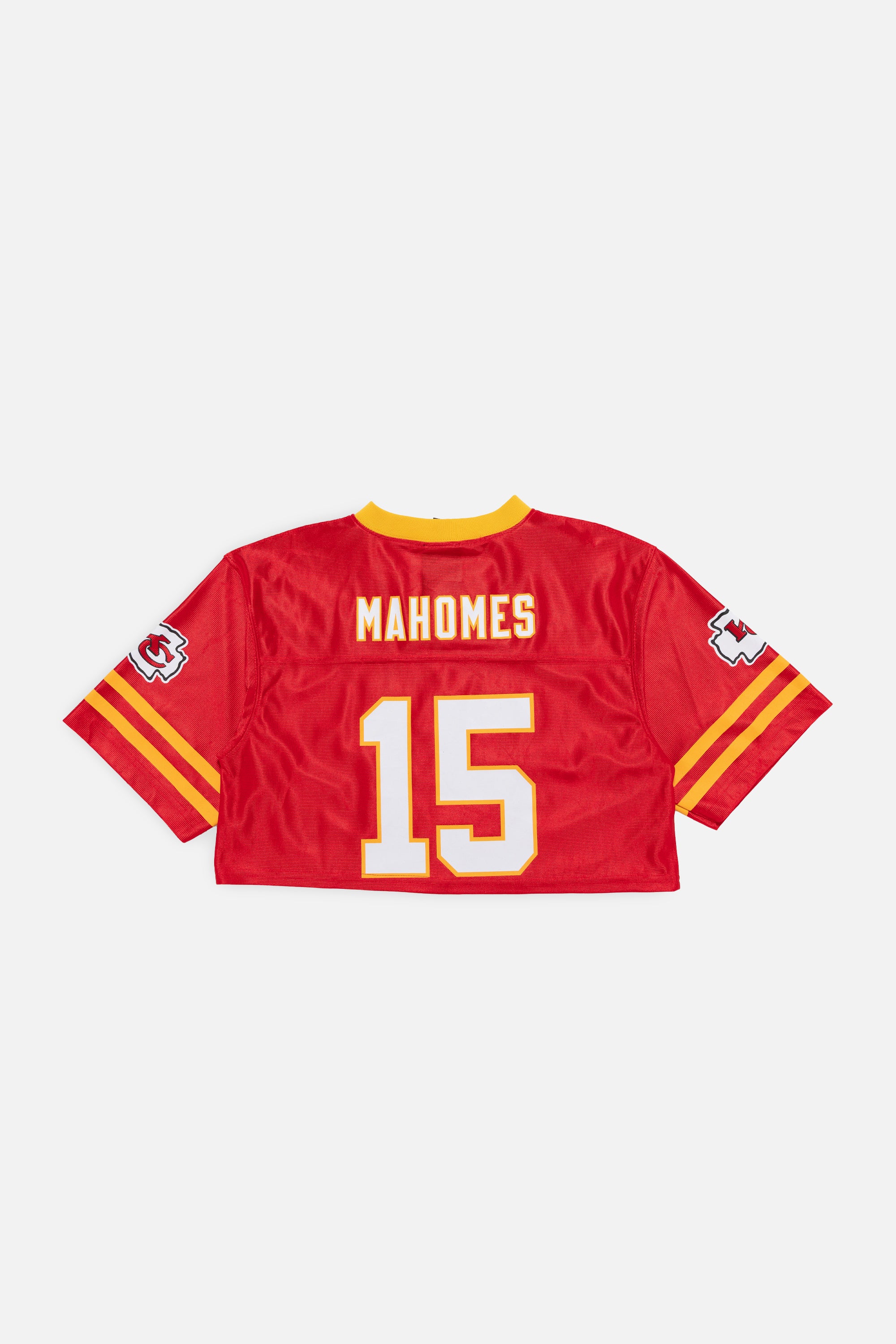 Rework Kansas City Chiefs Crop Jersey-NFL-Frankie Collective-Rework-Vintage-Streetwear