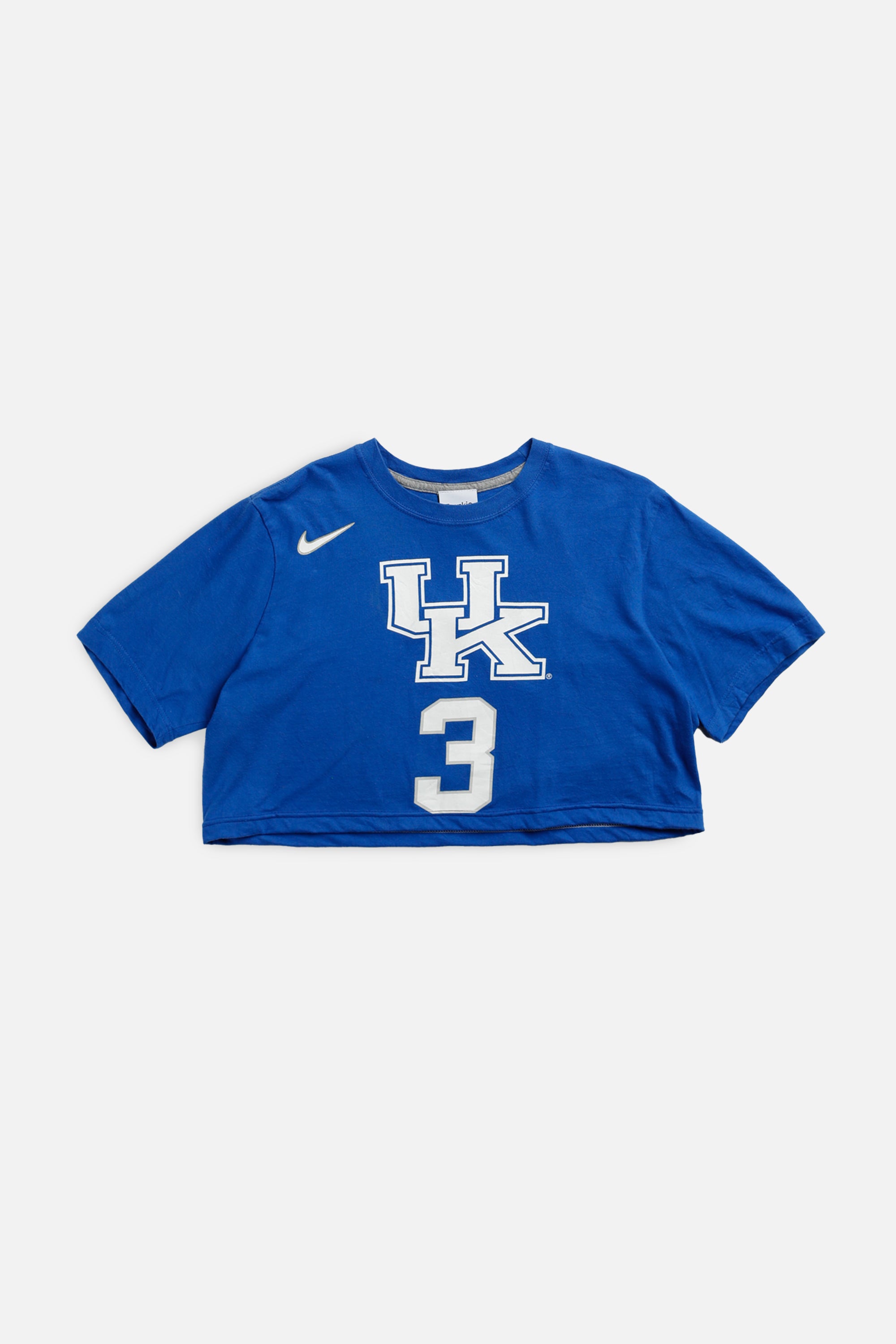 Rework Kentucky Wildcats Crop Tee - S-TOPS-vendor-unknown-S-Frankie Collective Rare Vintage Streetwear Reworks