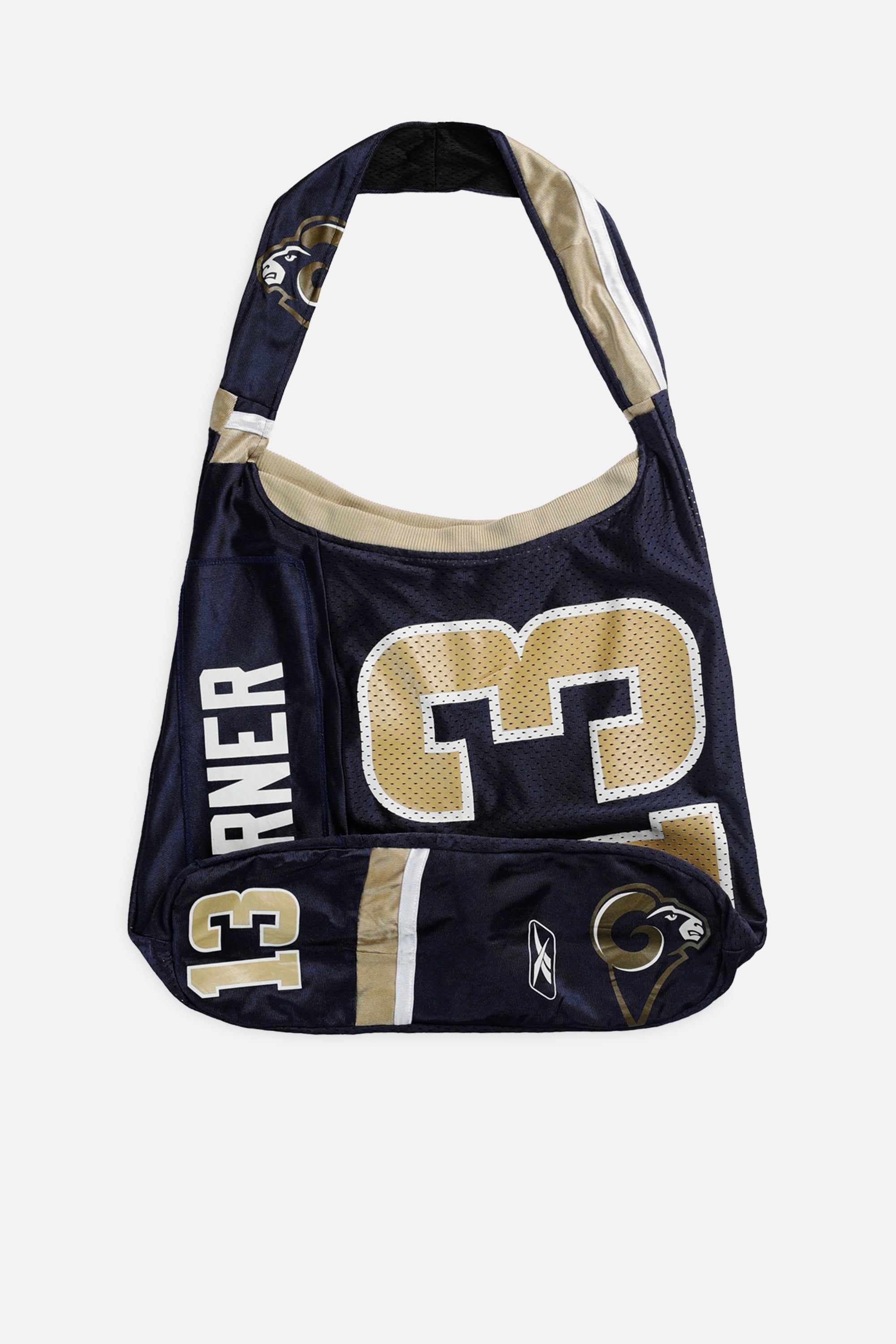 Rework LA Rams NFL Tote Bag-BAGS-NFL-Frankie Collective Rare Vintage Streetwear Reworks
