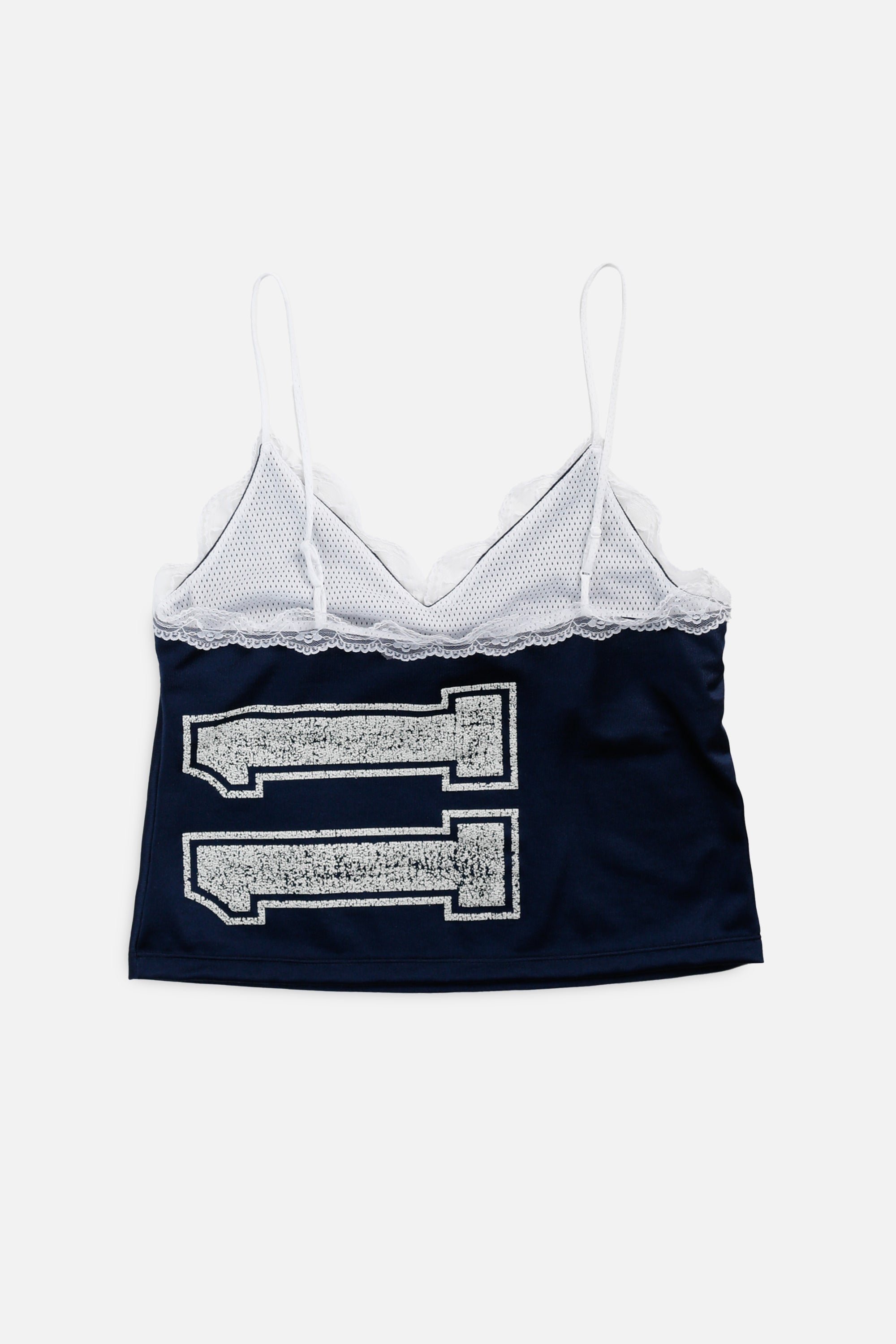 Rework NFL Lace Tank - L-TOPS-NFL-L-Frankie Collective Rare Vintage Streetwear Reworks