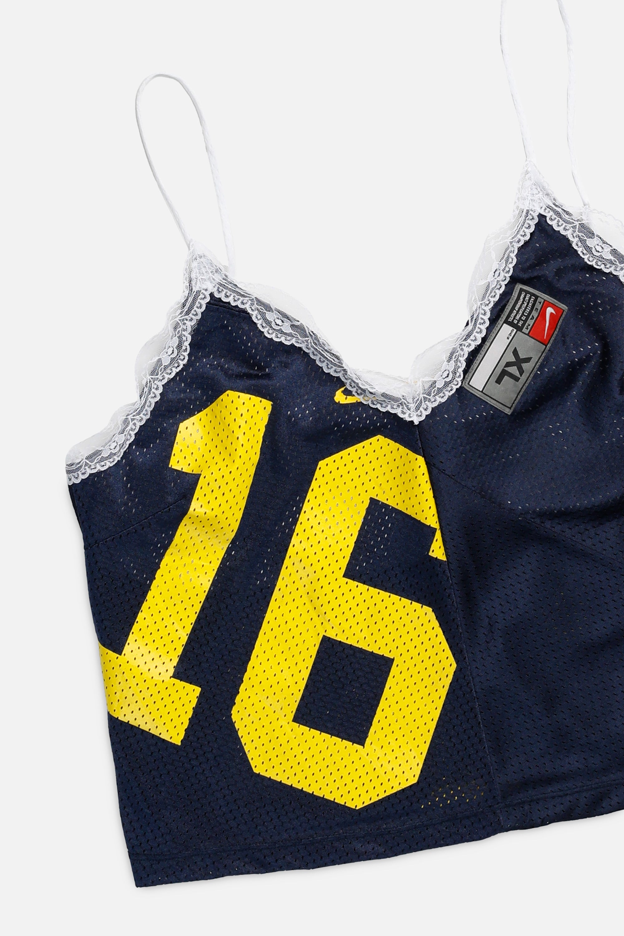 Rework NFL Lace Tank - XXL-TOPS-NFL-XXL-Frankie Collective Rare Vintage Streetwear Reworks