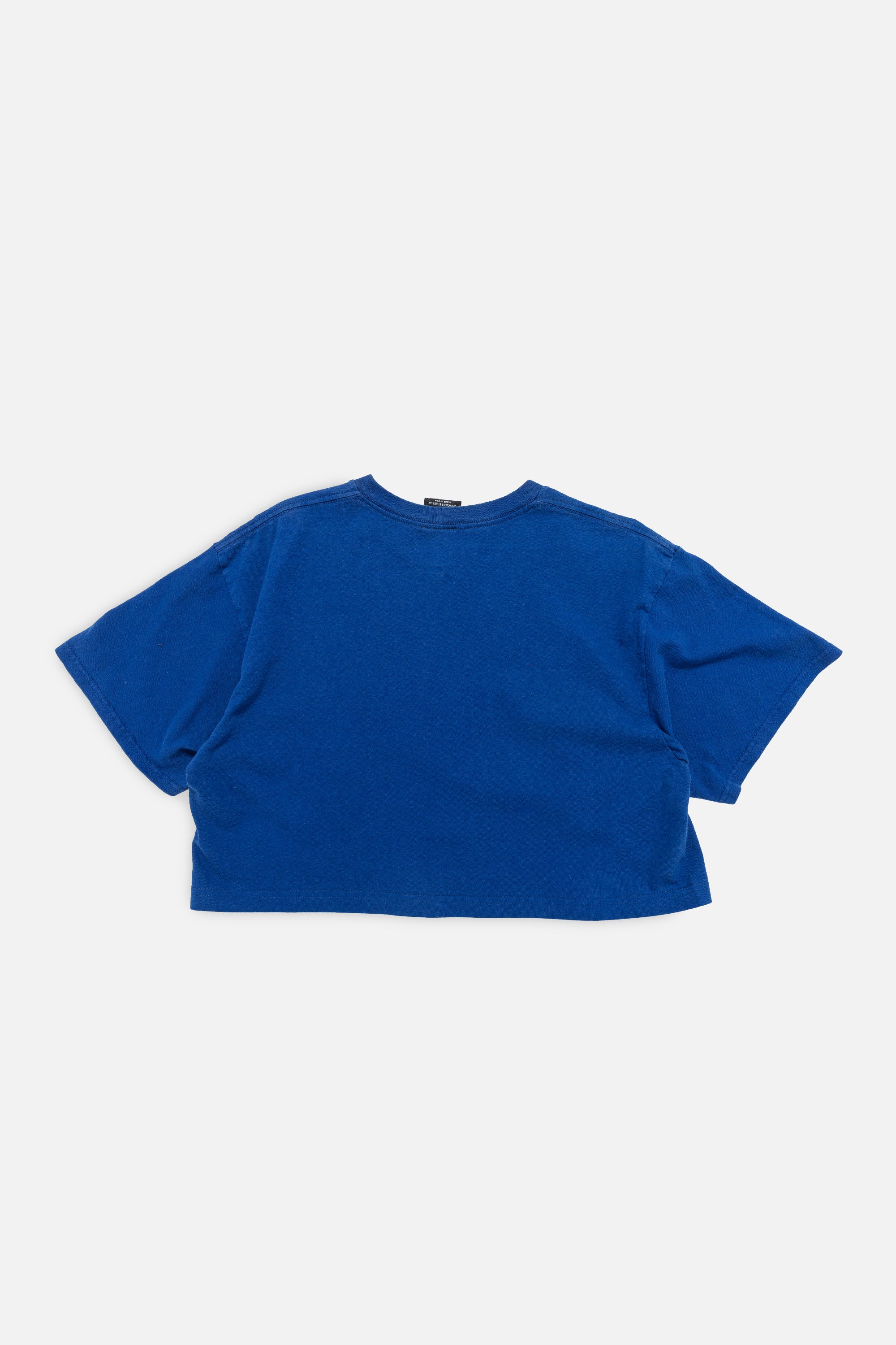 Rework Los Angeles Dodgers Crop Tee-MLB-Frankie Collective-Rework-Vintage-Streetwear