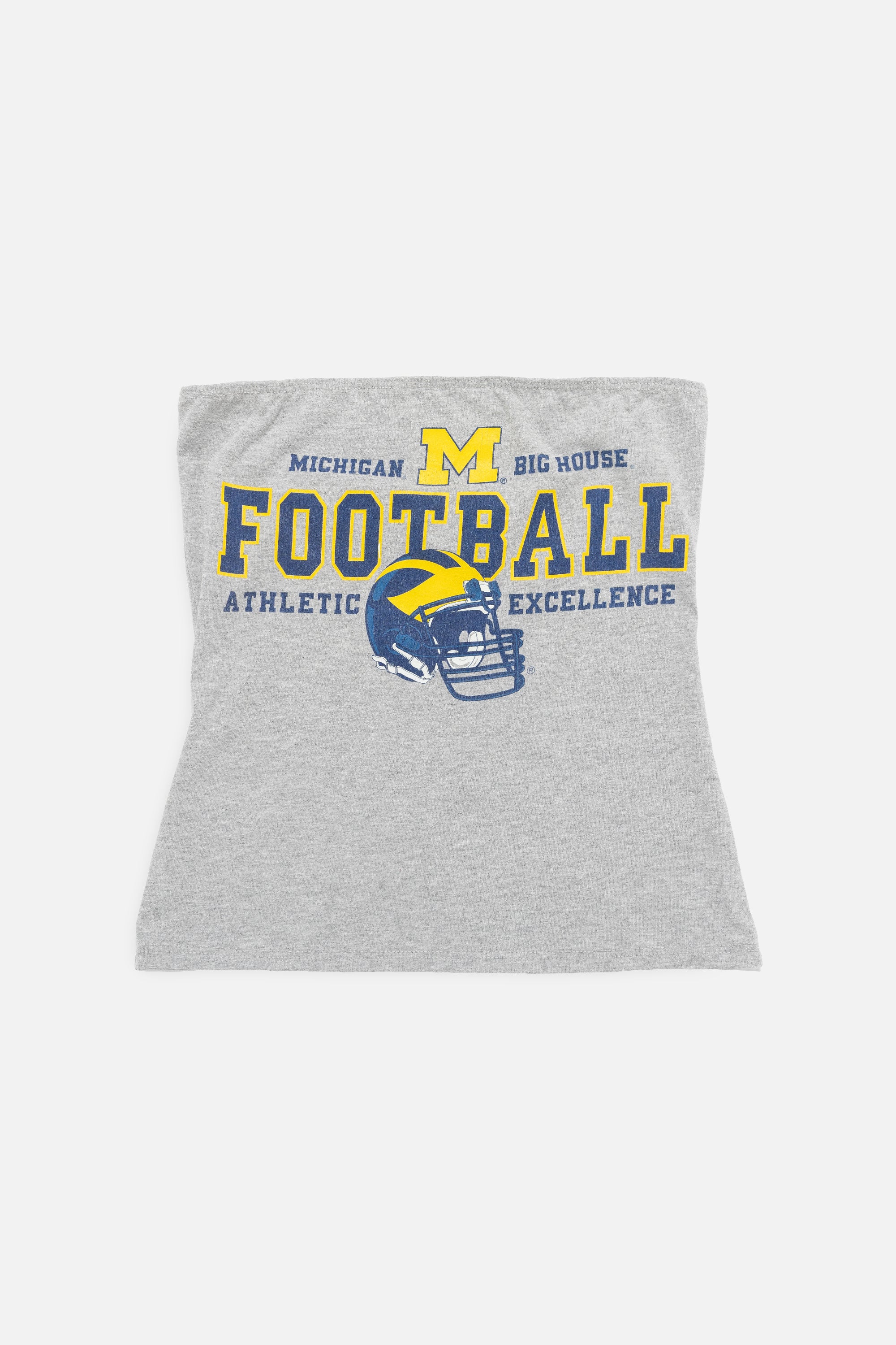 Rework Michigan Wolverines Tube Top-NCAA-Frankie Collective-Rework-Vintage-Streetwear