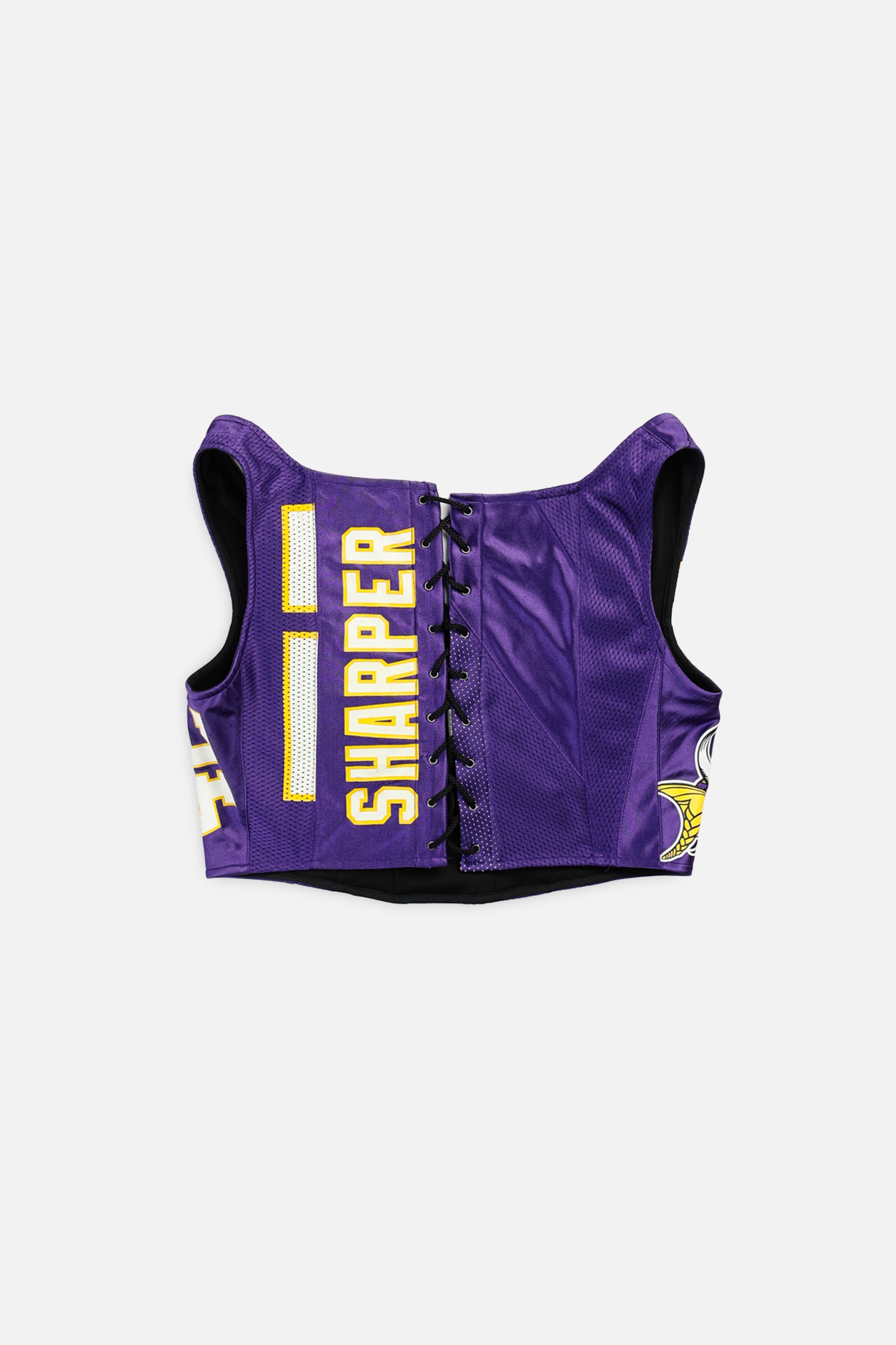 Rework Minnesota Vikings NFL Corset - XL-TOPS-NFL-XL-Frankie Collective Rare Vintage Streetwear Reworks