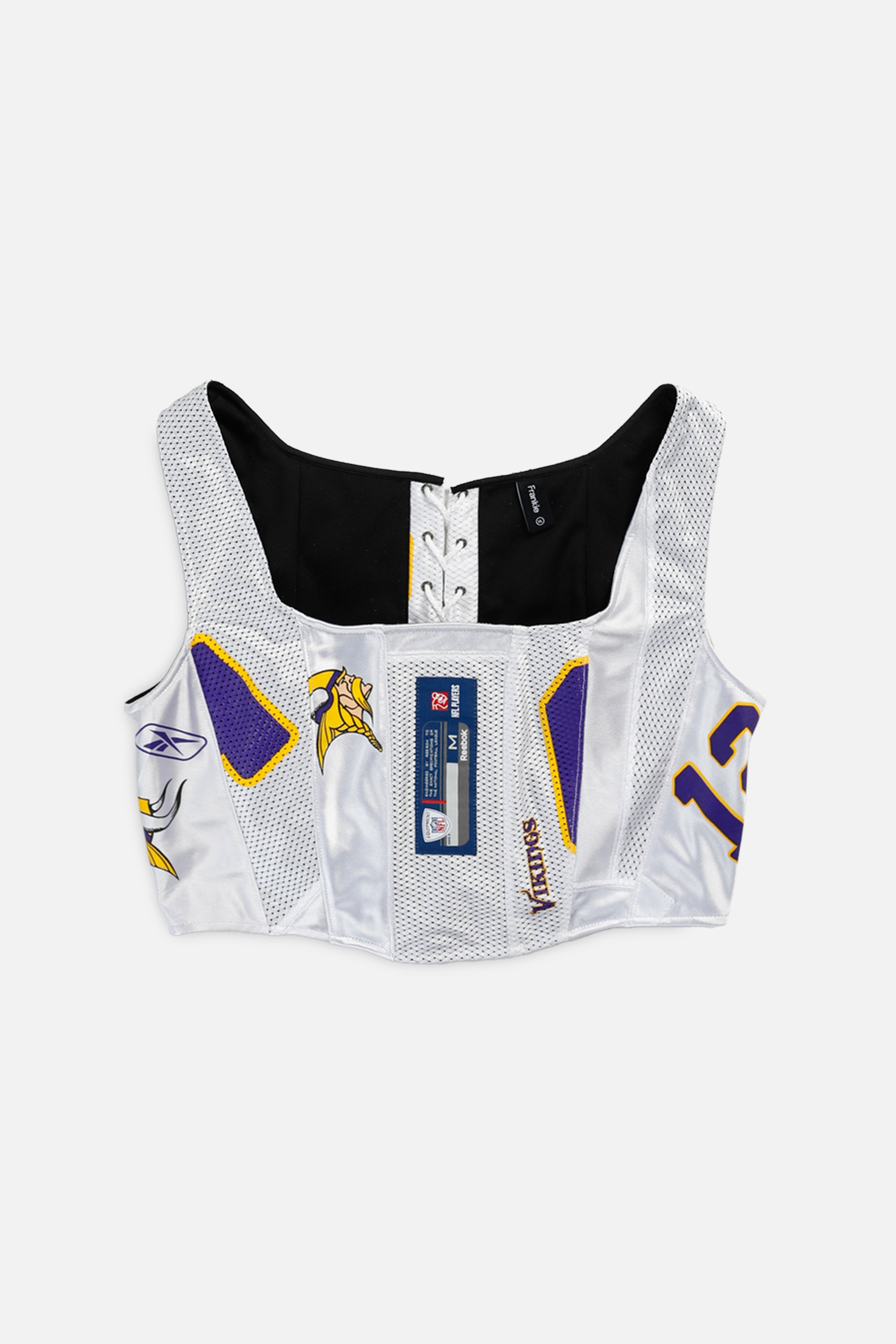 Rework Minnesota Vikings NFL Corset - XL-TOPS-NFL-XL-Frankie Collective Rare Vintage Streetwear Reworks