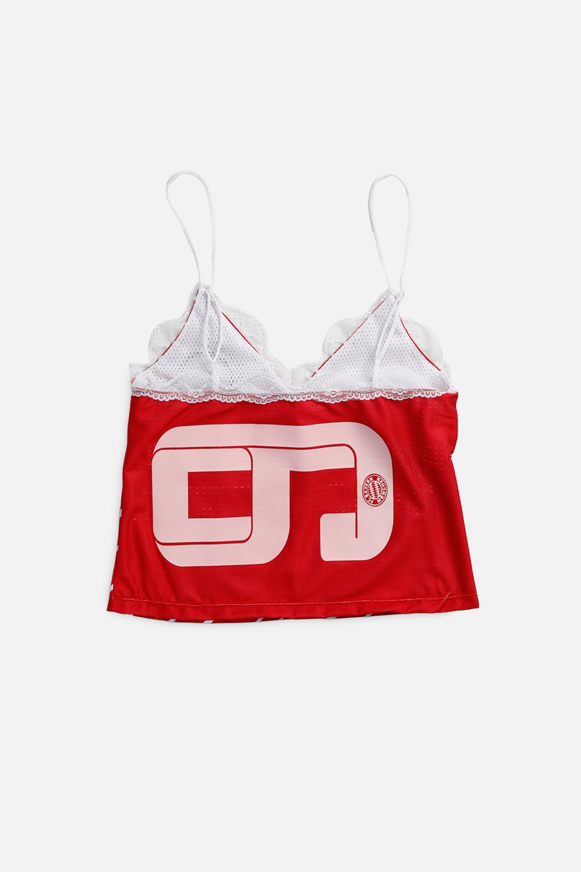 Rework Munich Soccer Lace Tank - S-TOPS-NBA-S-Frankie Collective Rare Vintage Streetwear Reworks