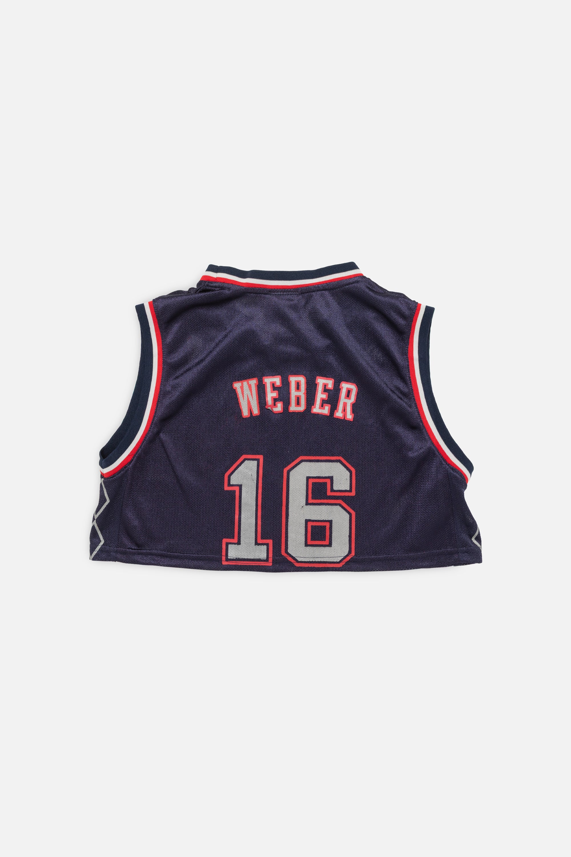 Rework New Jersey Nets Crop Jersey-NBA-Frankie Collective-Rework-Vintage-Streetwear