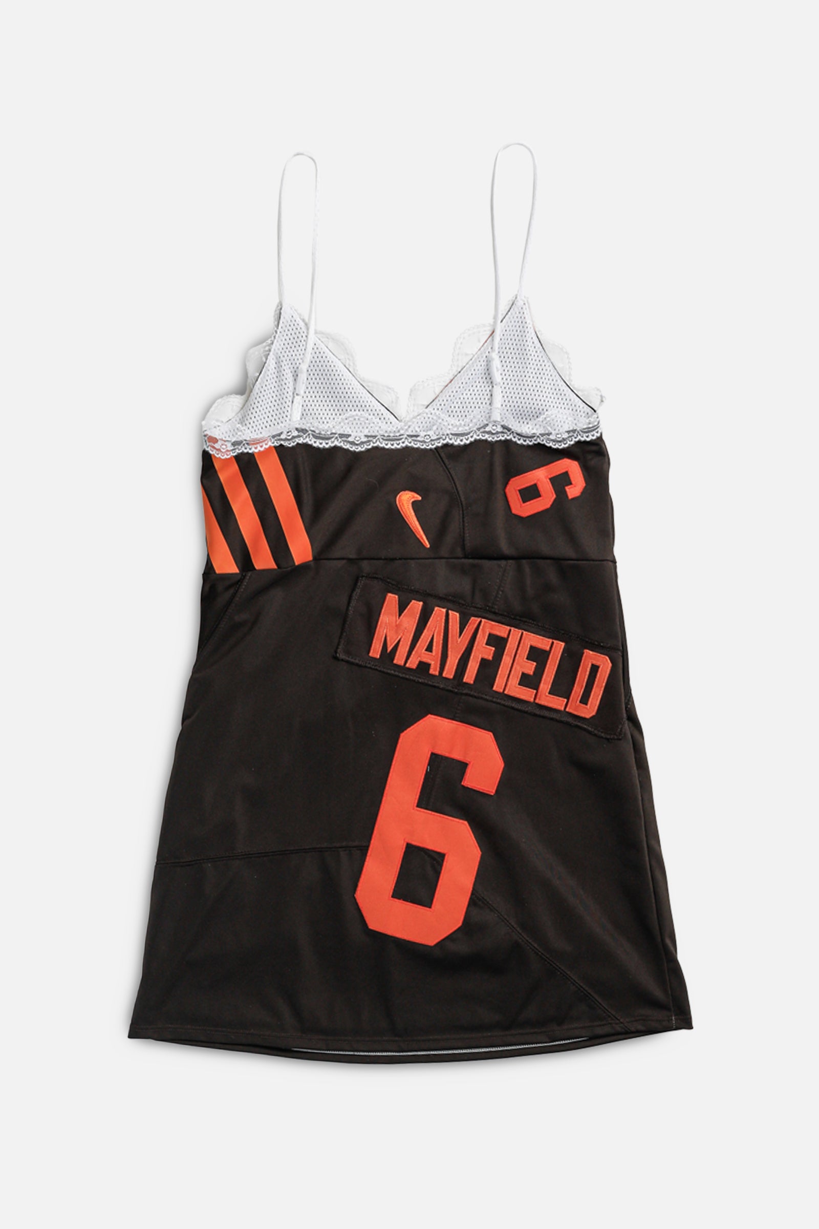 Rework NFL Lace Dress - M-DRESSES-NFL-M-Frankie Collective Rare Vintage Streetwear Reworks