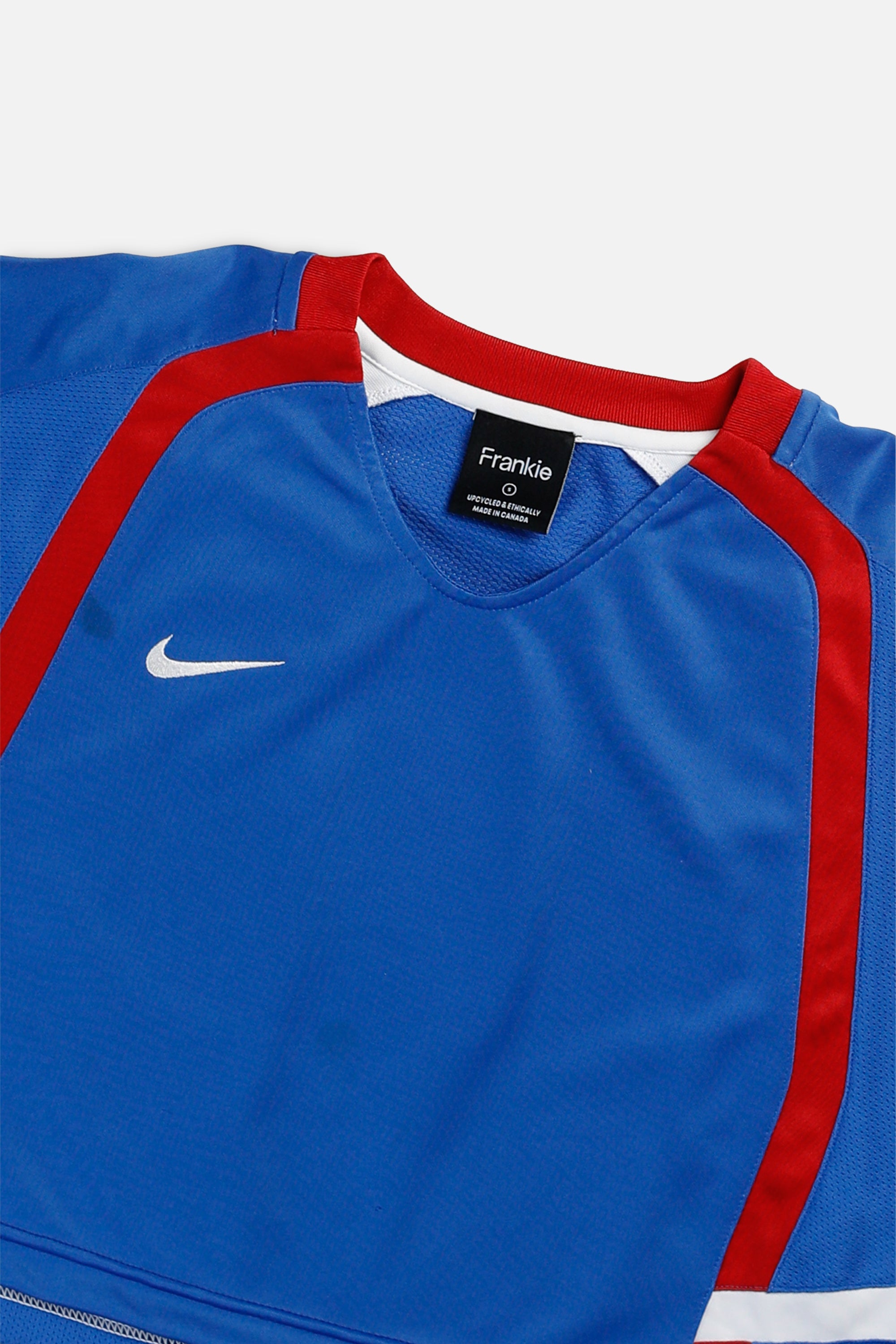 Rework Nike Crop Tee - S-TOPS-Nike-S-Frankie Collective Rare Vintage Streetwear Reworks