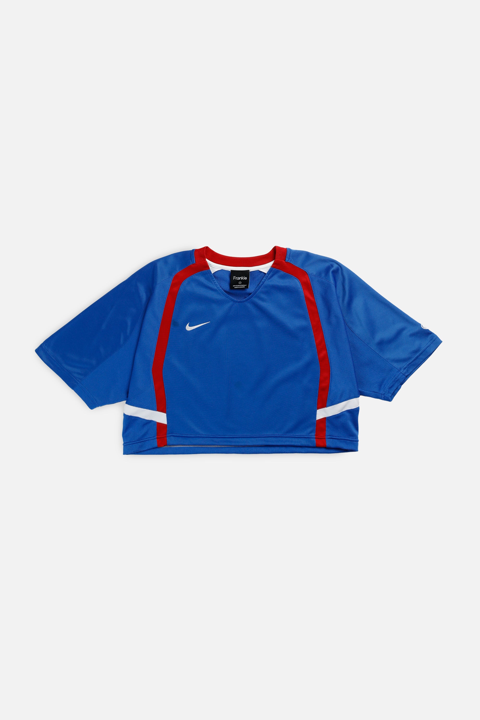 Rework Nike Crop Tee - S-TOPS-Nike-S-Frankie Collective Rare Vintage Streetwear Reworks