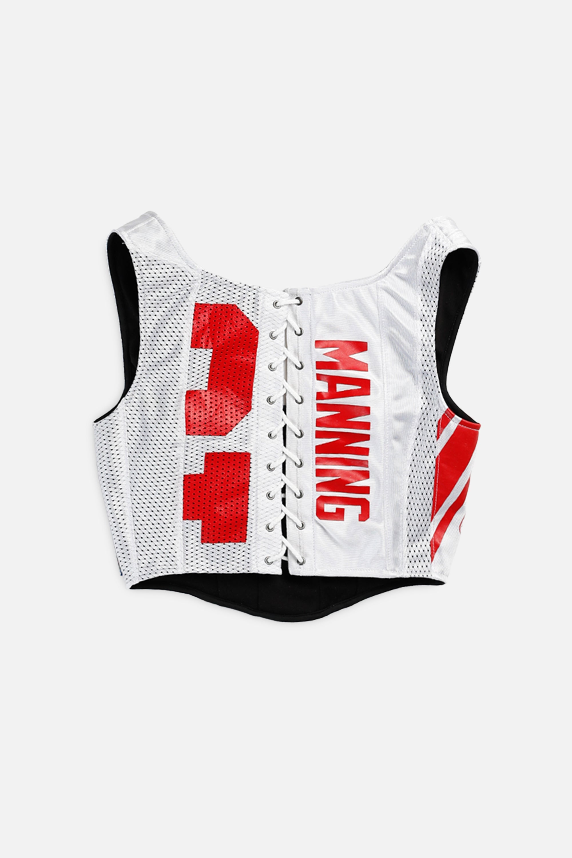 Rework NY Giants NFL Corset - XS-TOPS-NFL-XS-Frankie Collective Rare Vintage Streetwear Reworks
