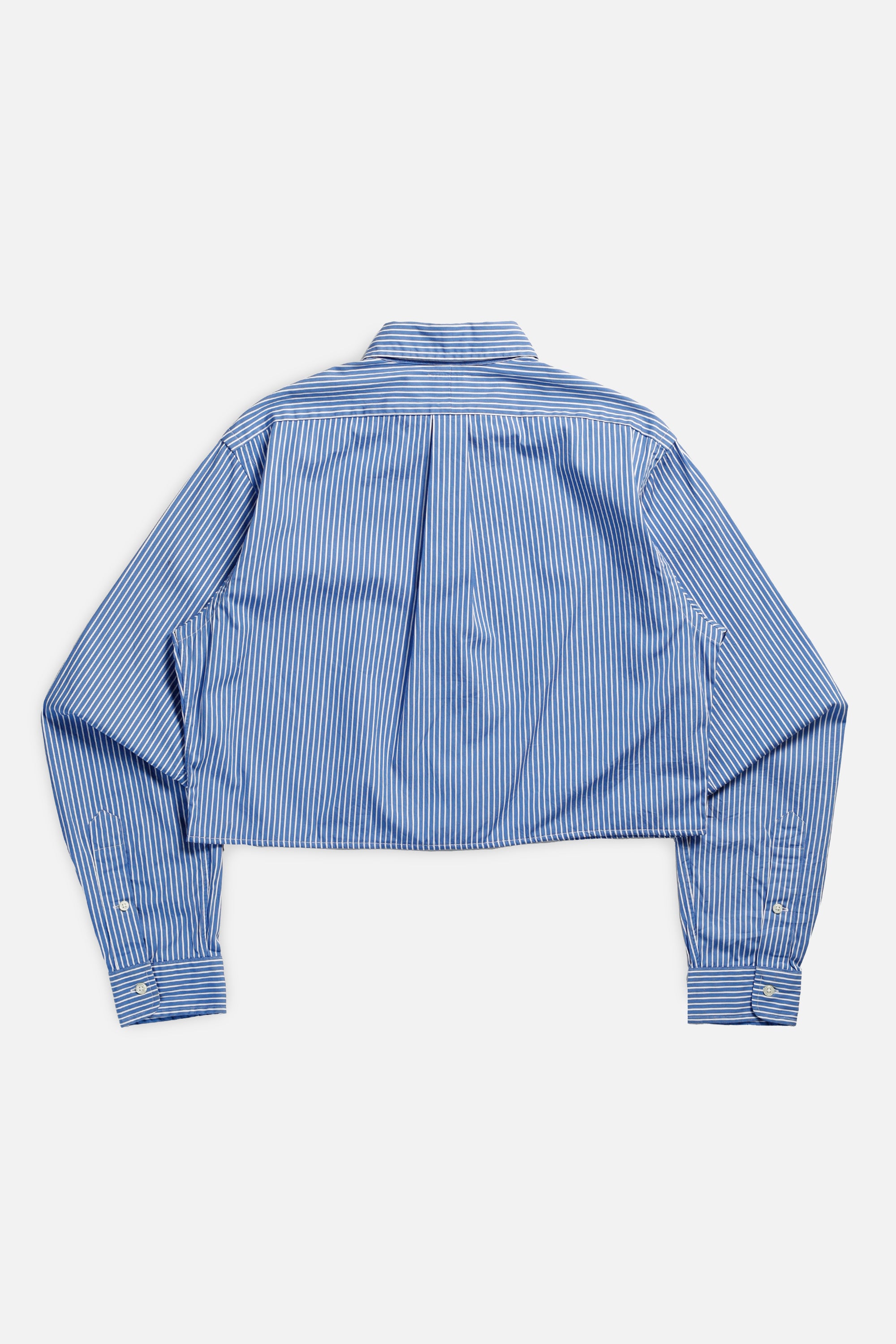 Rework Oxford Crop Shirt - XS-TOPS-Polo-Frankie Collective