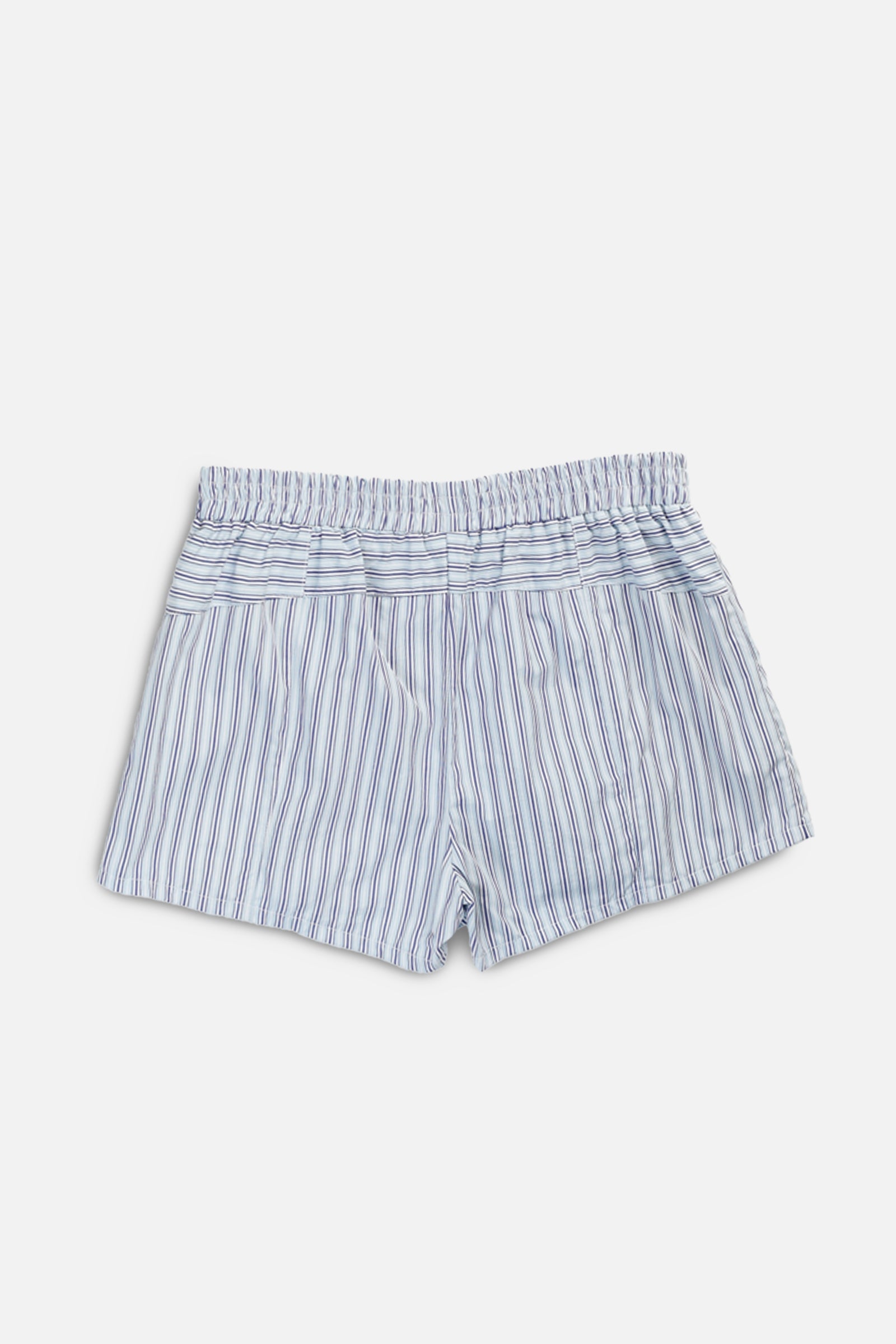 Rework Oxford Mini Boxer Shorts - L-BOTTOMS-vendor-unknown-L-Frankie Collective Rare Vintage Streetwear Reworks