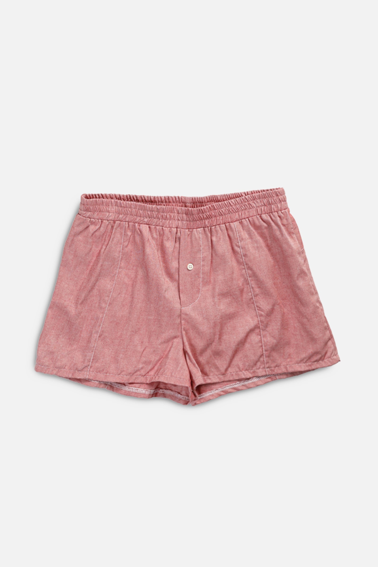 Rework Oxford Mini Boxer Shorts - M-BOTTOMS-vendor-unknown-M-Frankie Collective Rare Vintage Streetwear Reworks