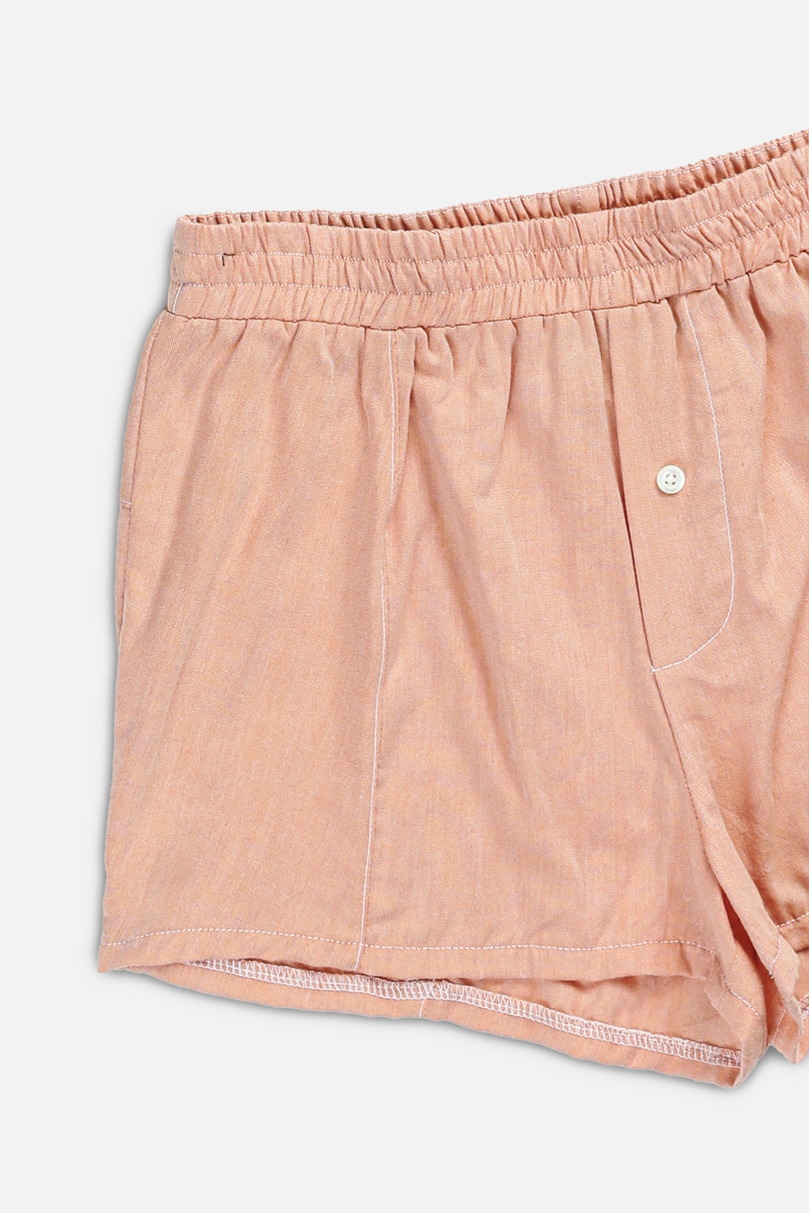 Rework Oxford Mini Boxer Shorts - S-BOTTOMS-vendor-unknown-S-Frankie Collective Rare Vintage Streetwear Reworks