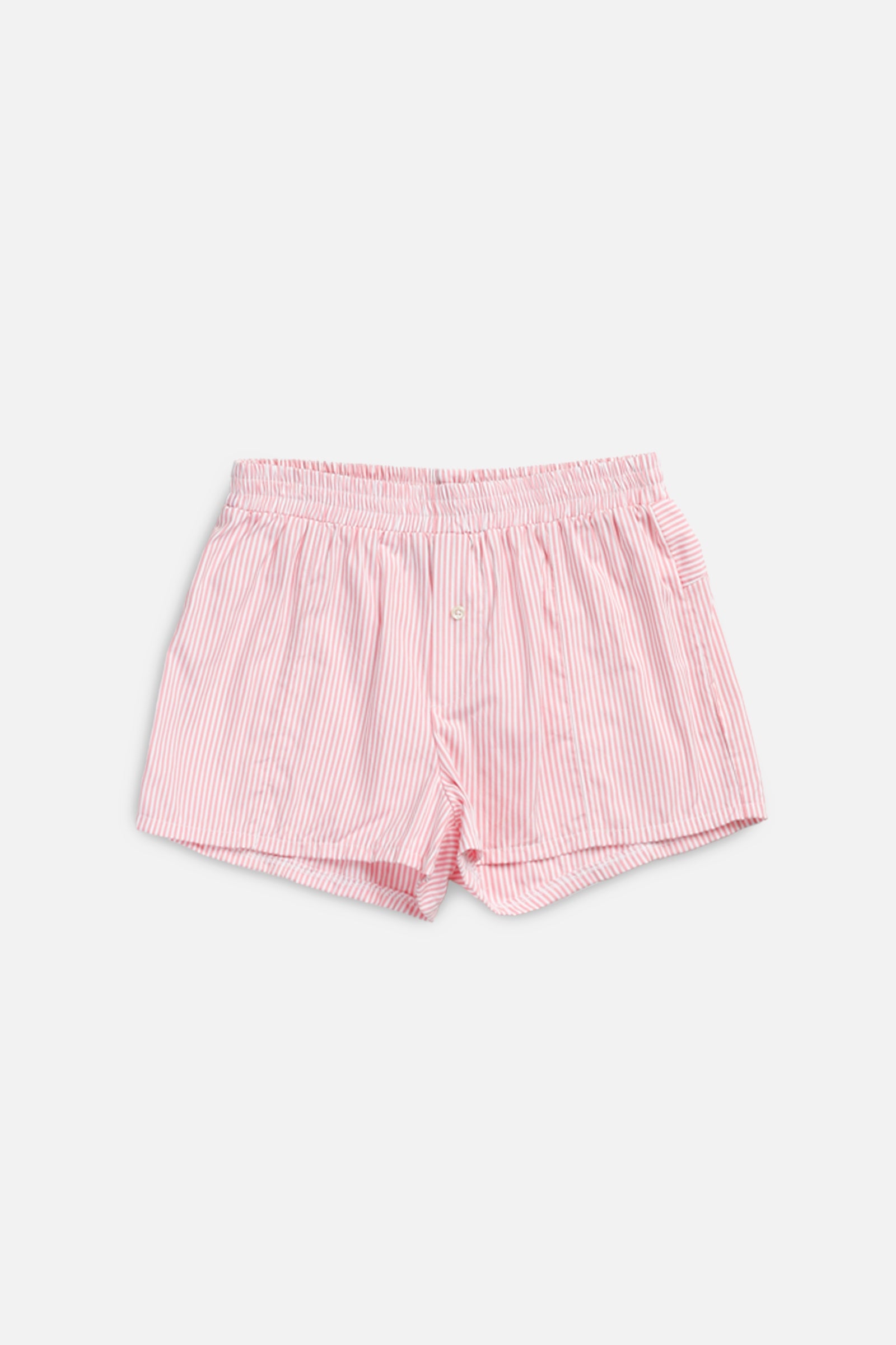 Rework Oxford Mini Boxer Shorts - S-BOTTOMS-vendor-unknown-S-Frankie Collective Rare Vintage Streetwear Reworks